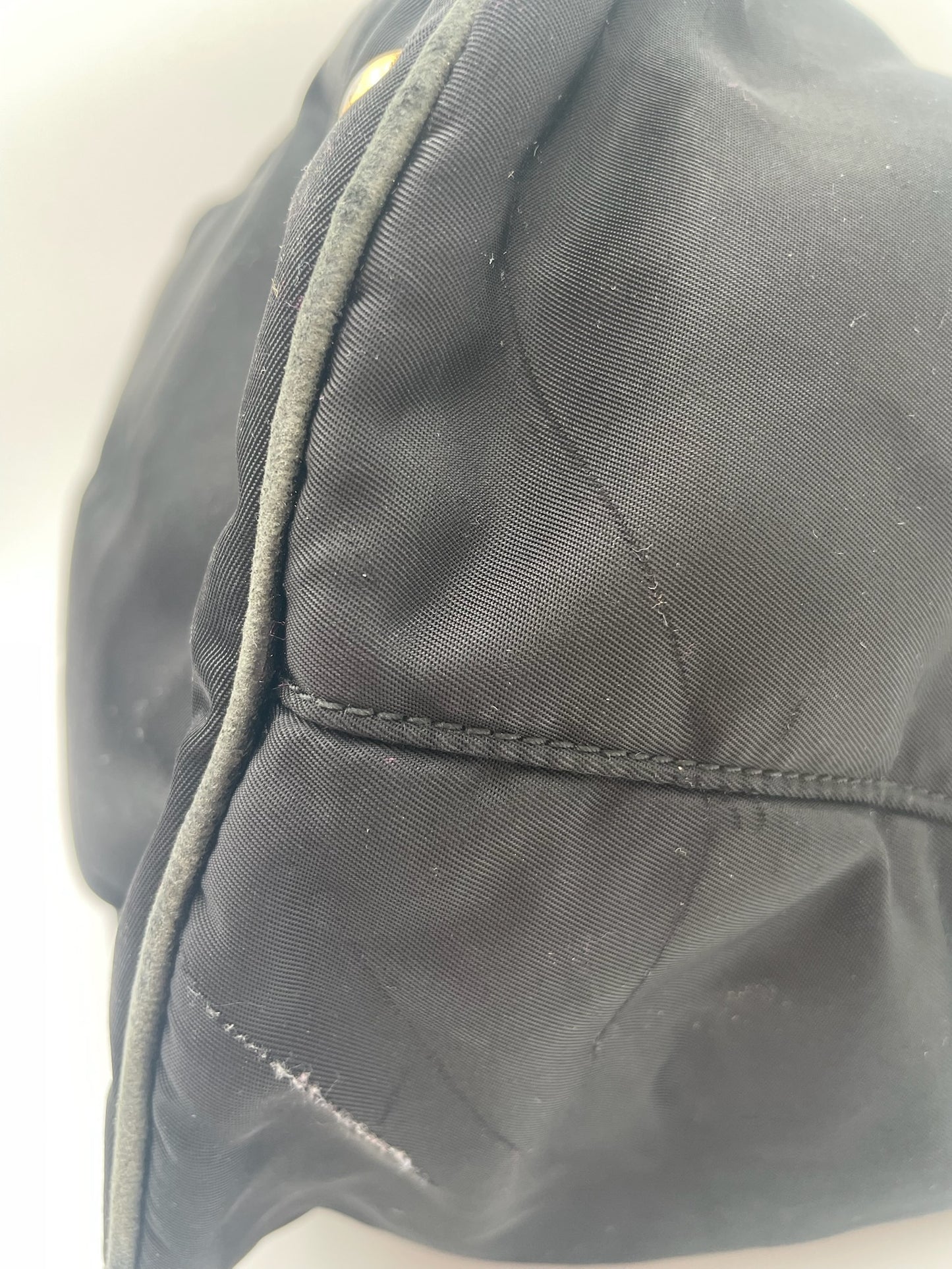 Prada Tessuto Nylon Black 2 Way Bag