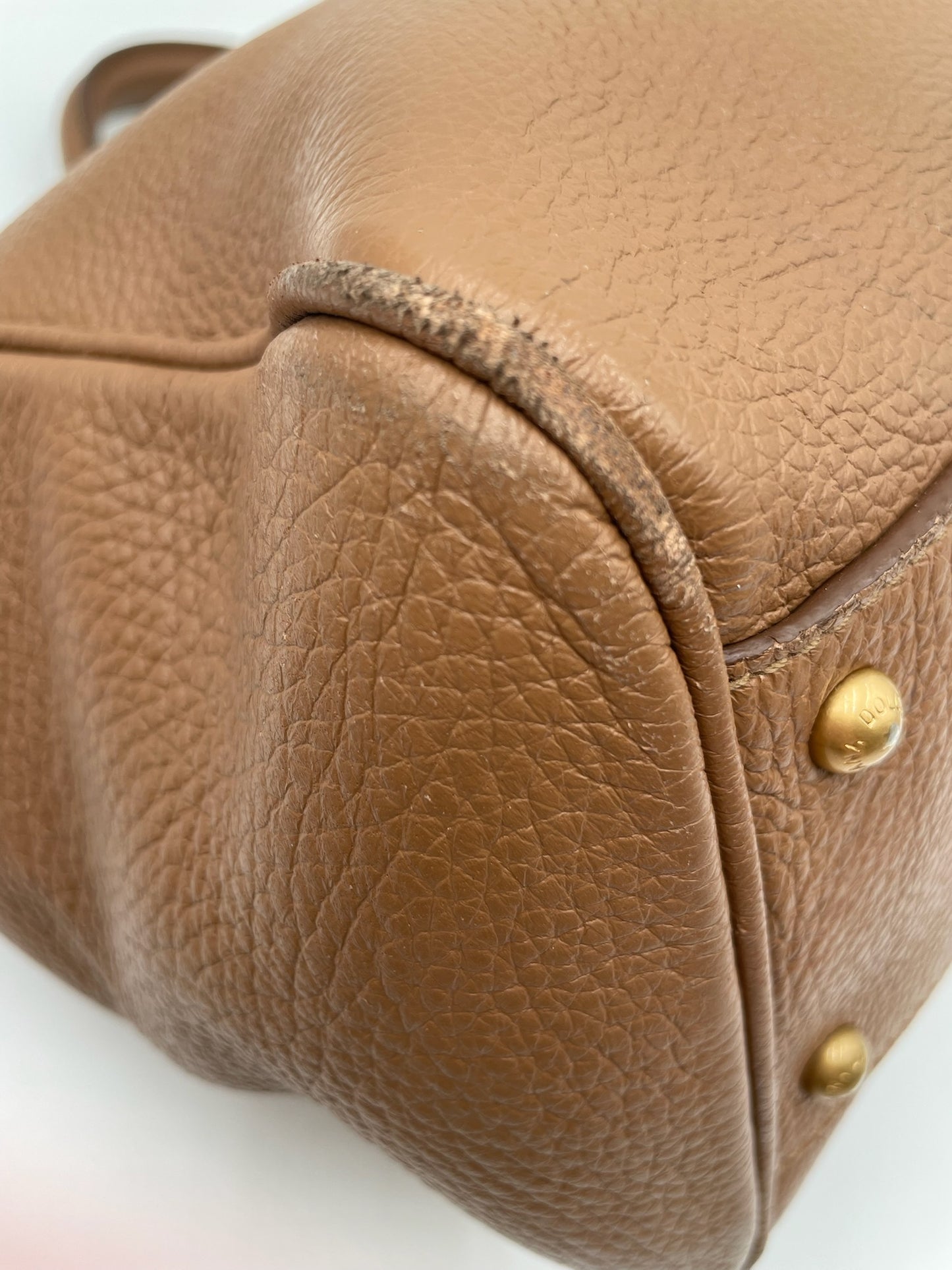 Dolce & Gabanna Caramel Large Miss Sicily Top Handle Bag