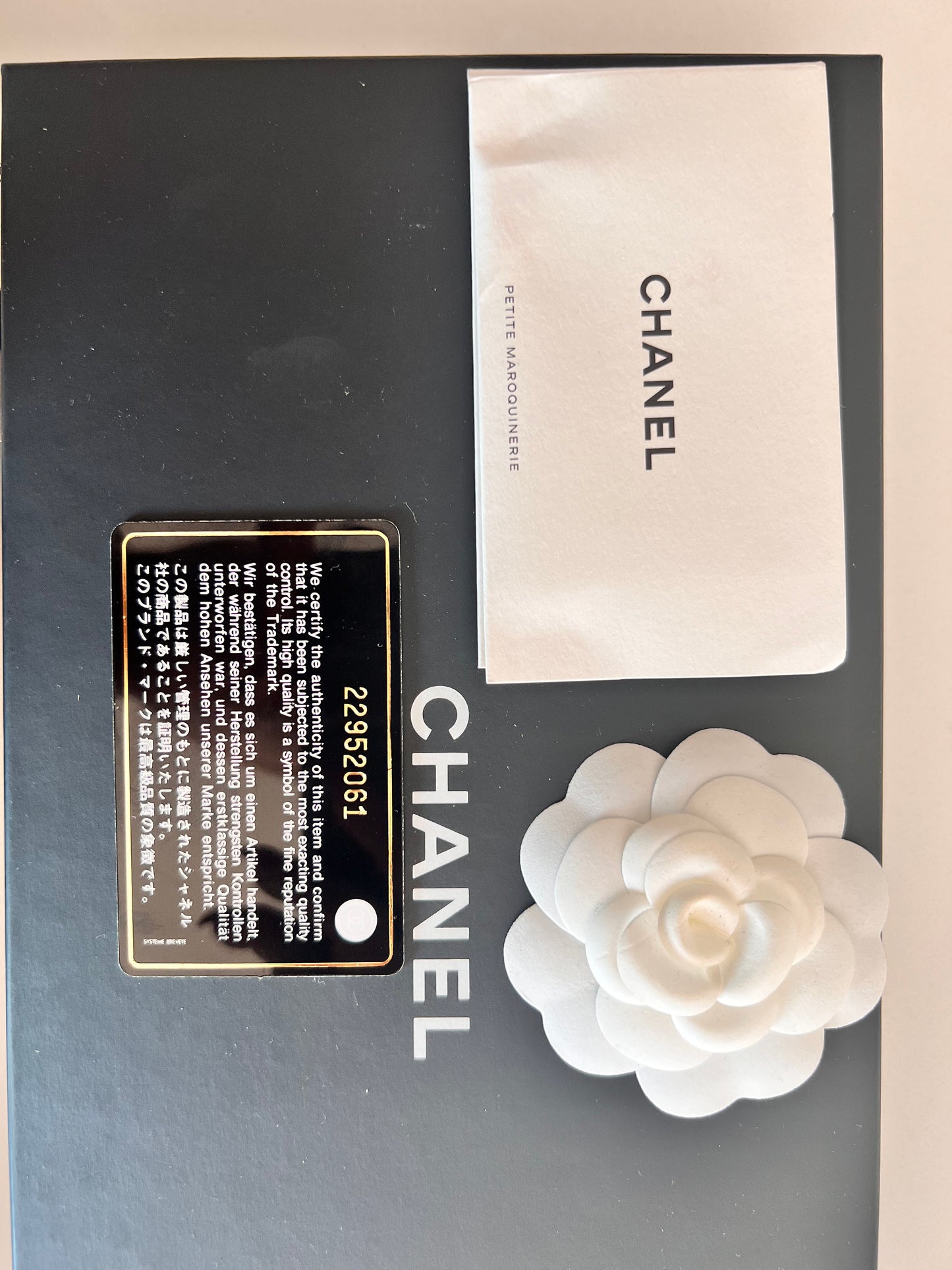 Chanel Black Lambskin Long Zip Around Wallet