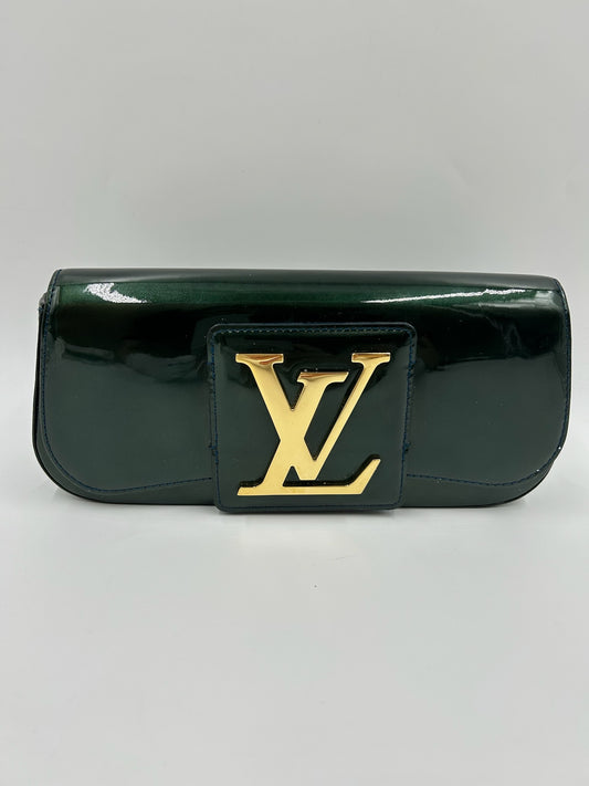 Louis Vuitton Green Vernis So Be Clutch