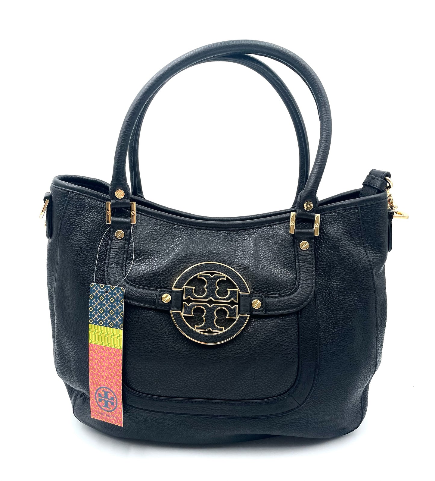 Brand New Tory Burch Black Amanda Hobo Bag