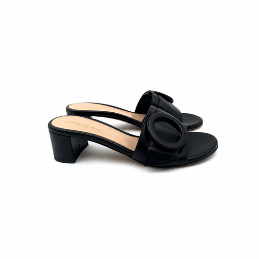 Gianvitto Rossi Black Mule Sandals Size 40
