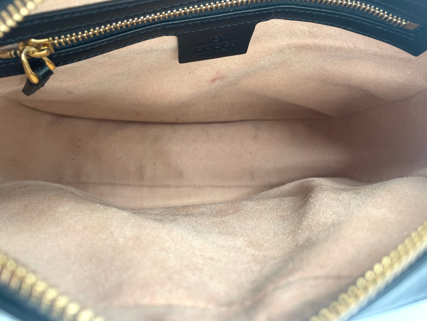 Gucci Black Leather Crossbody Horsebit Bag
