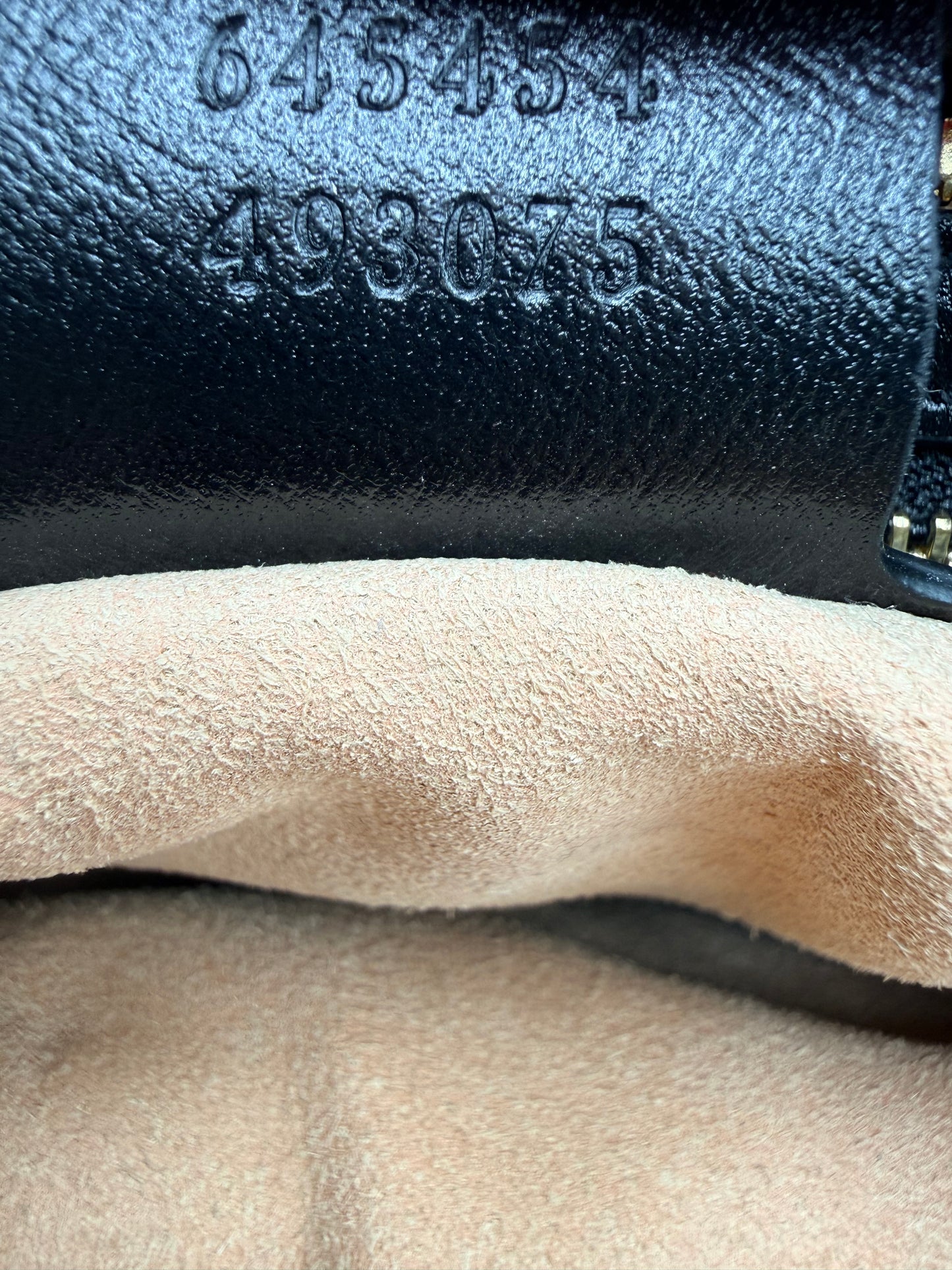 Gucci Black Leather Crossbody Horsebit Bag