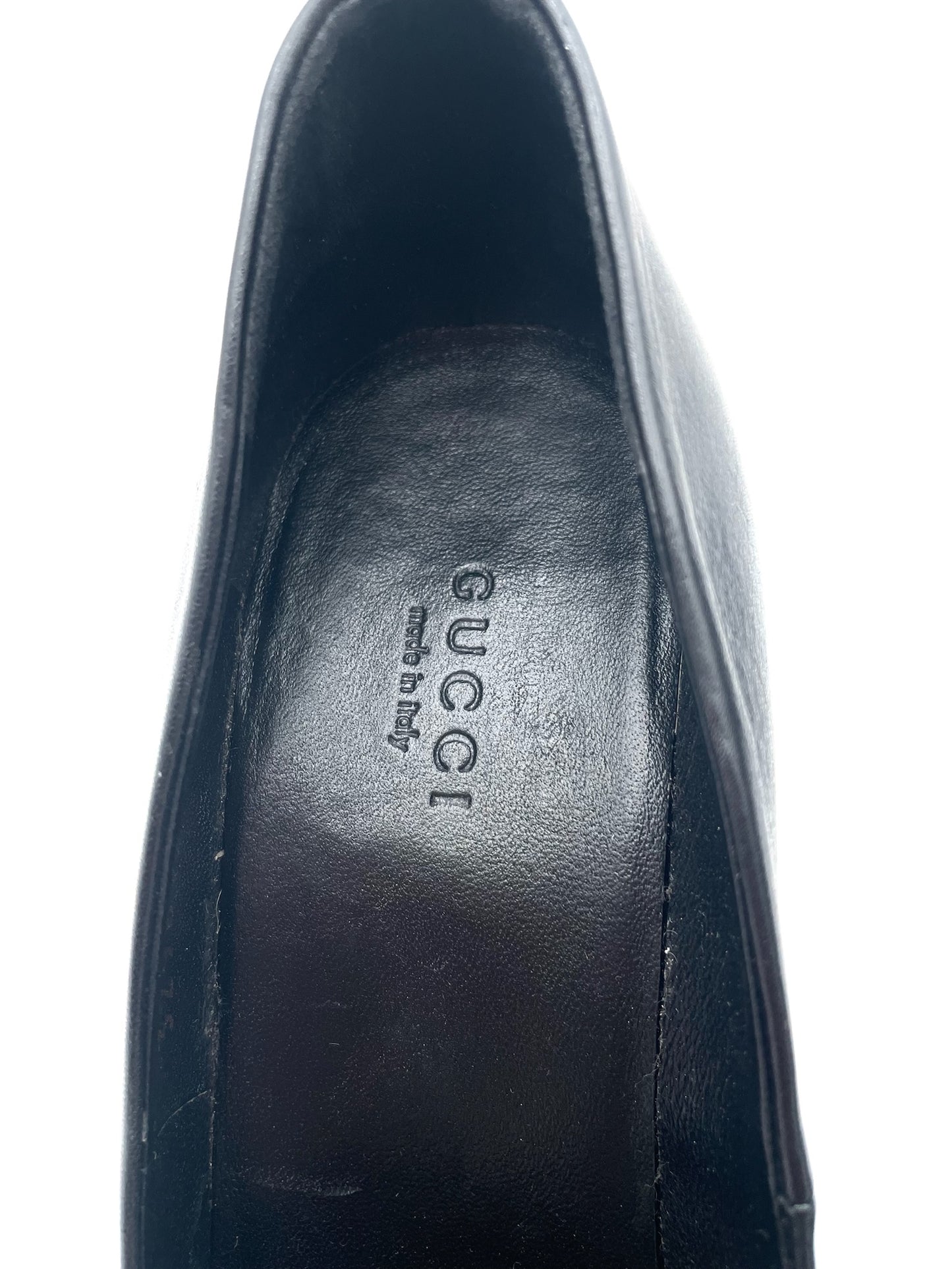 Gucci Black Round Toe Pumps Size 38