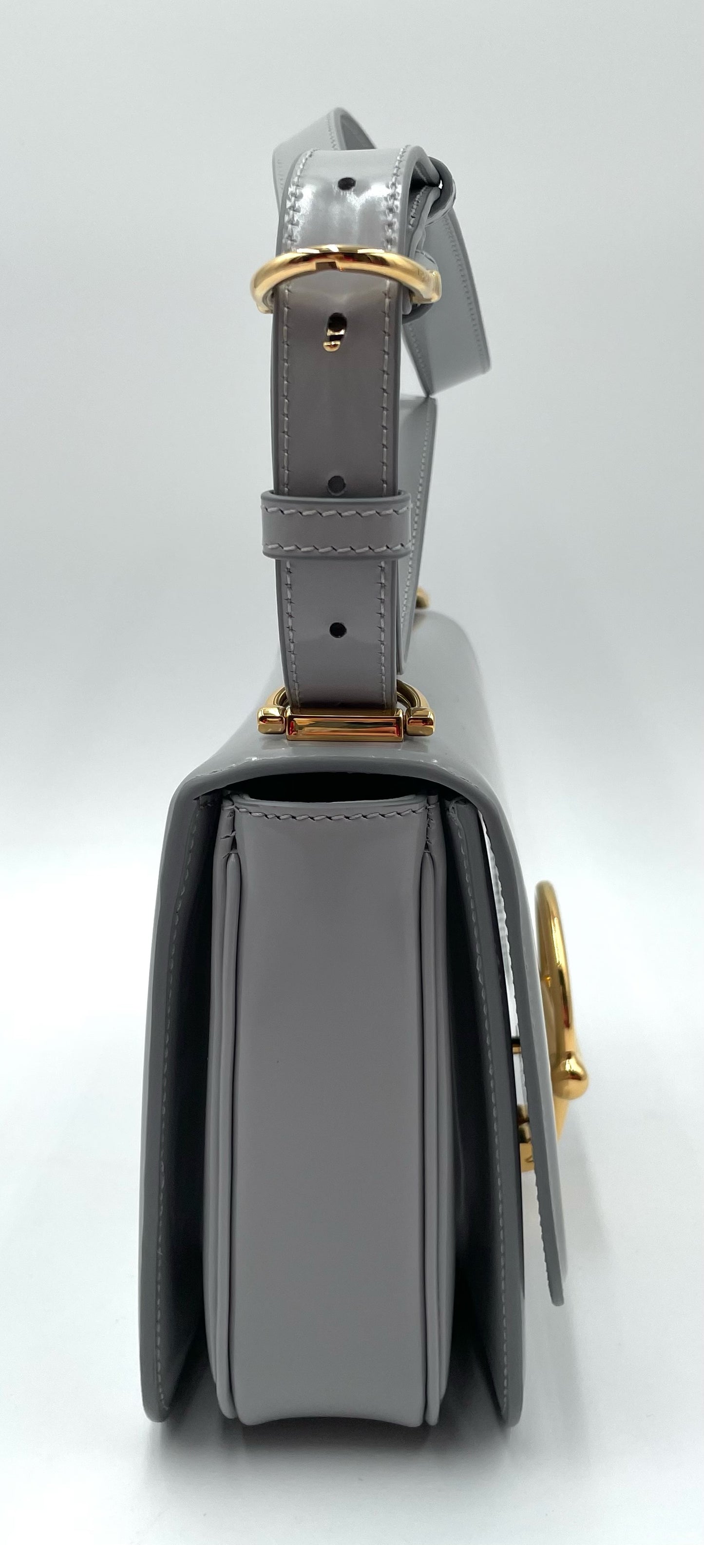 Gucci Siena Small Blue Grey Shoulder Bag
