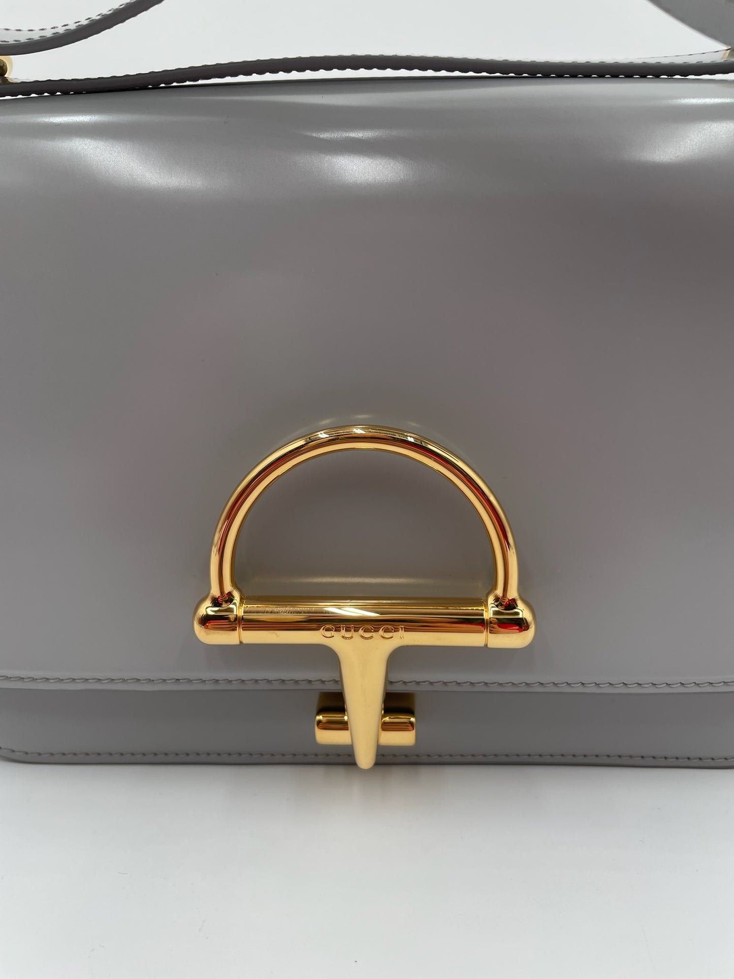 Gucci Siena Small Blue Grey Shoulder Bag