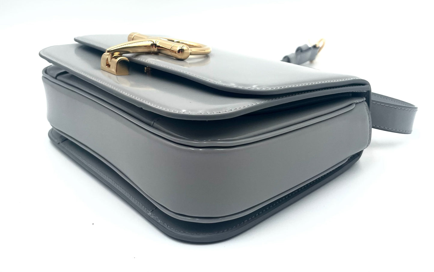 Gucci Siena Small Blue Grey Shoulder Bag