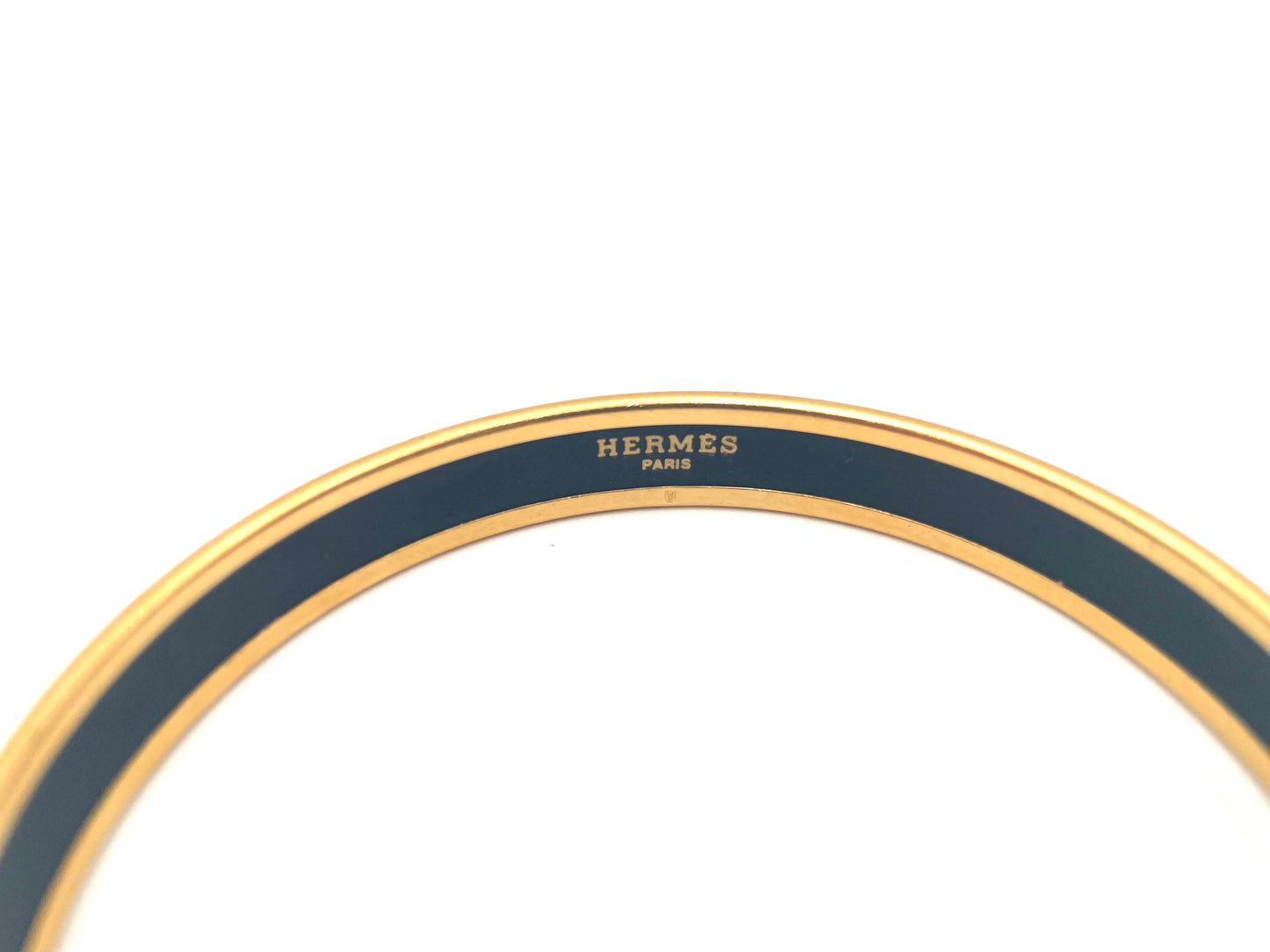 Hermes Enamel Narrow Printed Chain D Ancre Bracelet
