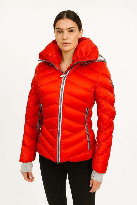 Toni Sailor Red Puffer Jacket Size 34