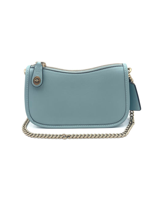 Coach Mini Swinger 20 Teal Bag