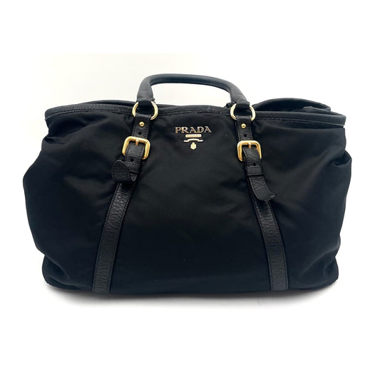 Prada Tessuto Nylon Black 2 Way Bag