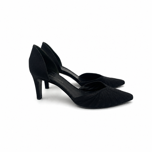 Giorgio Armani Black Pointed Toe Pump Size 39.5