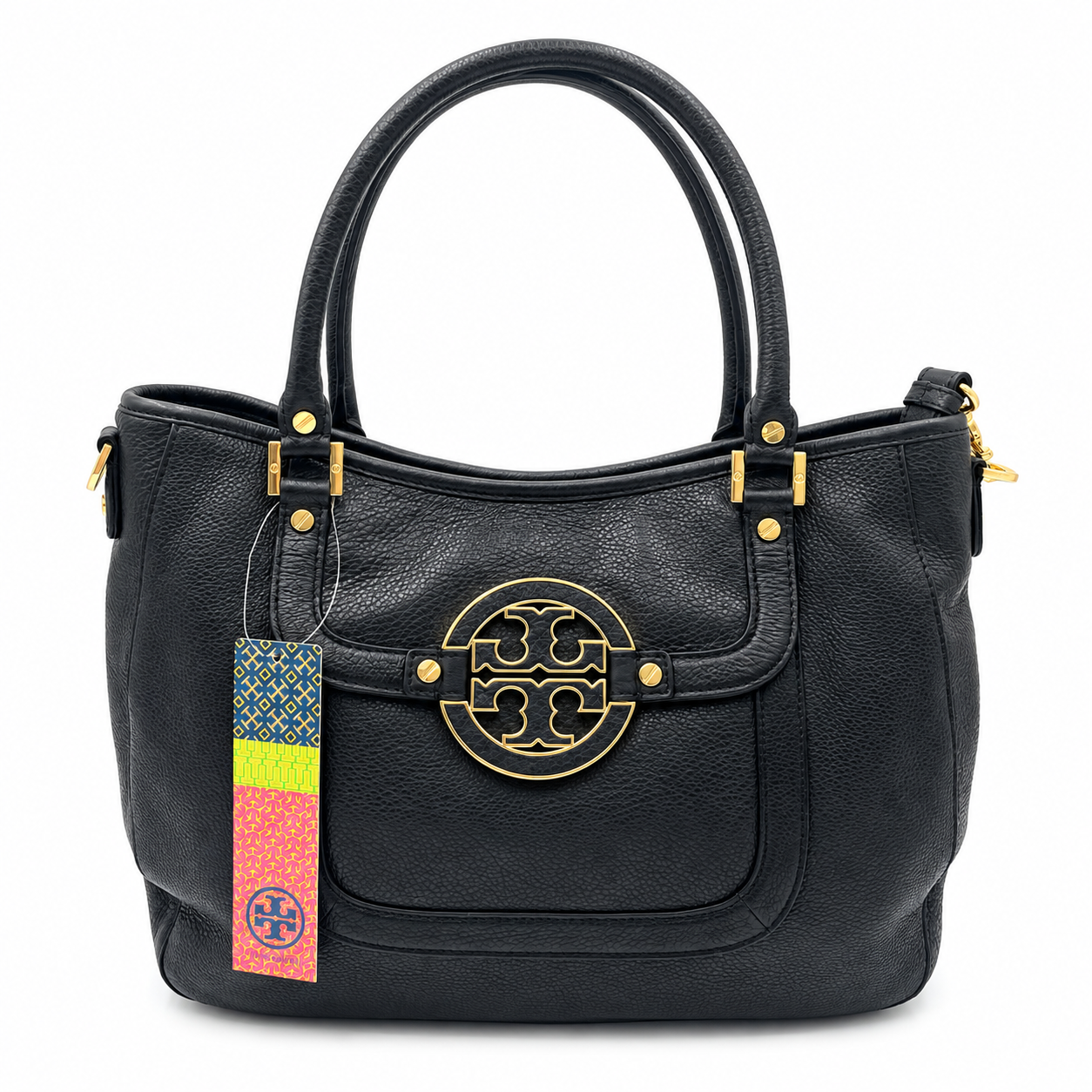 Brand New Tory Burch Black Amanda Hobo Bag