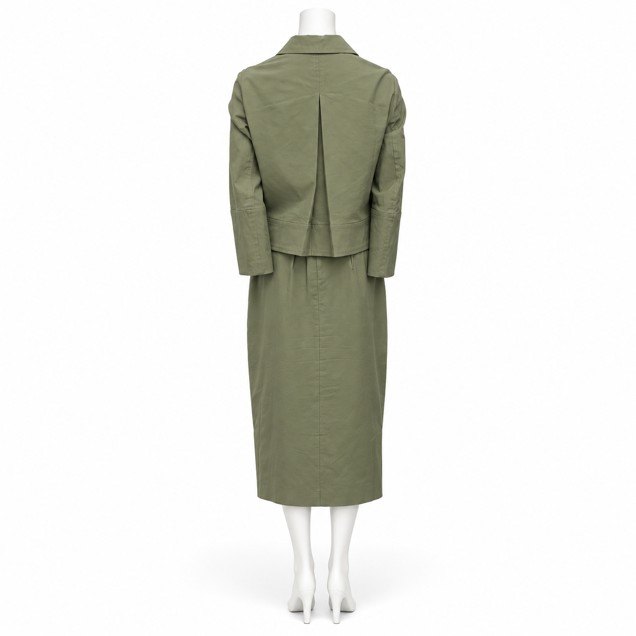 Luisa Cerano Green Jacket & Skirt Set Size 8 & 12