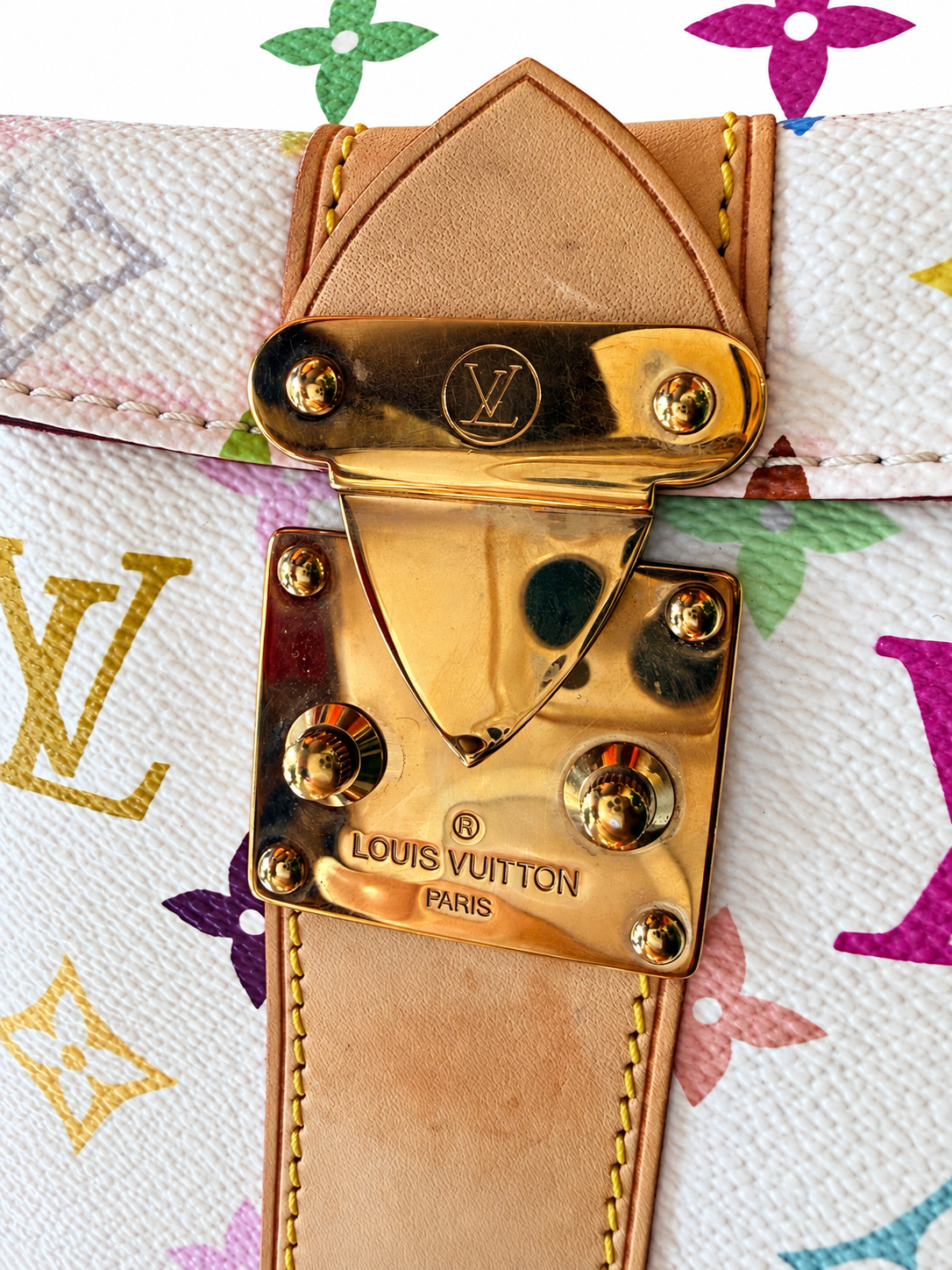 Louis Vuitton x Takashi Murakami Multicolor Speedy 30 Handbag