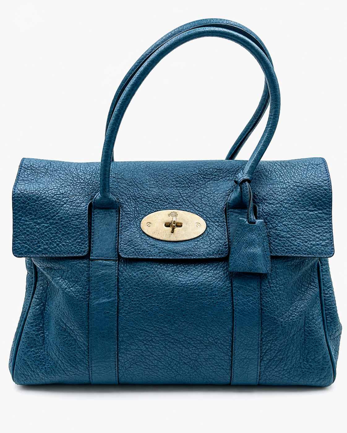Mulberry Teal Bayswater Leather Shoulder Bag