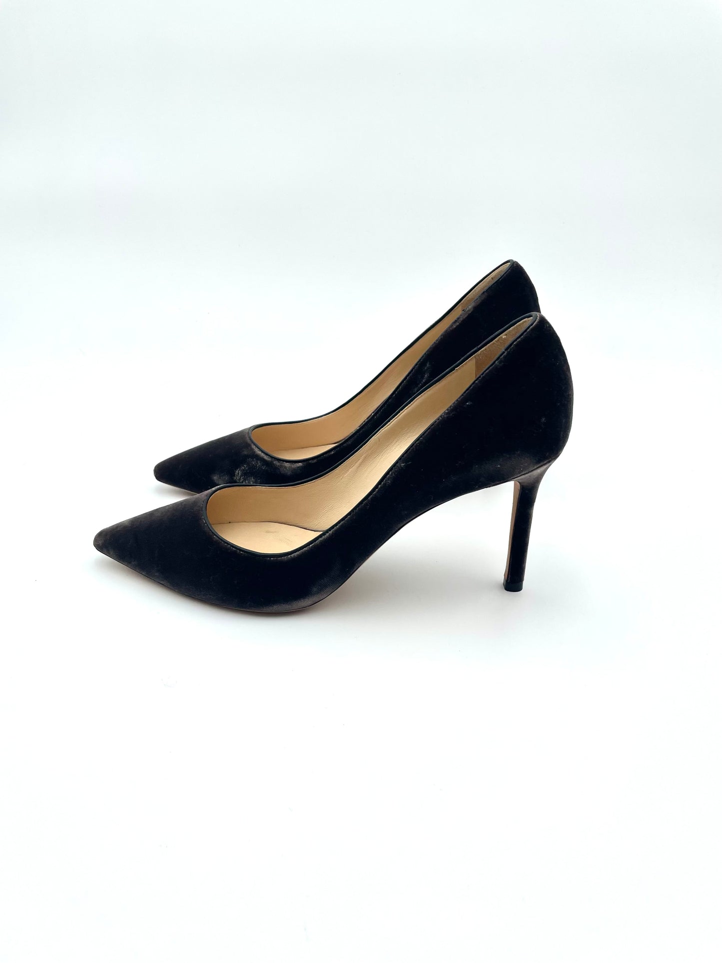 Jimmy Choo Chocolate Brown Velvet Pumps Size 42