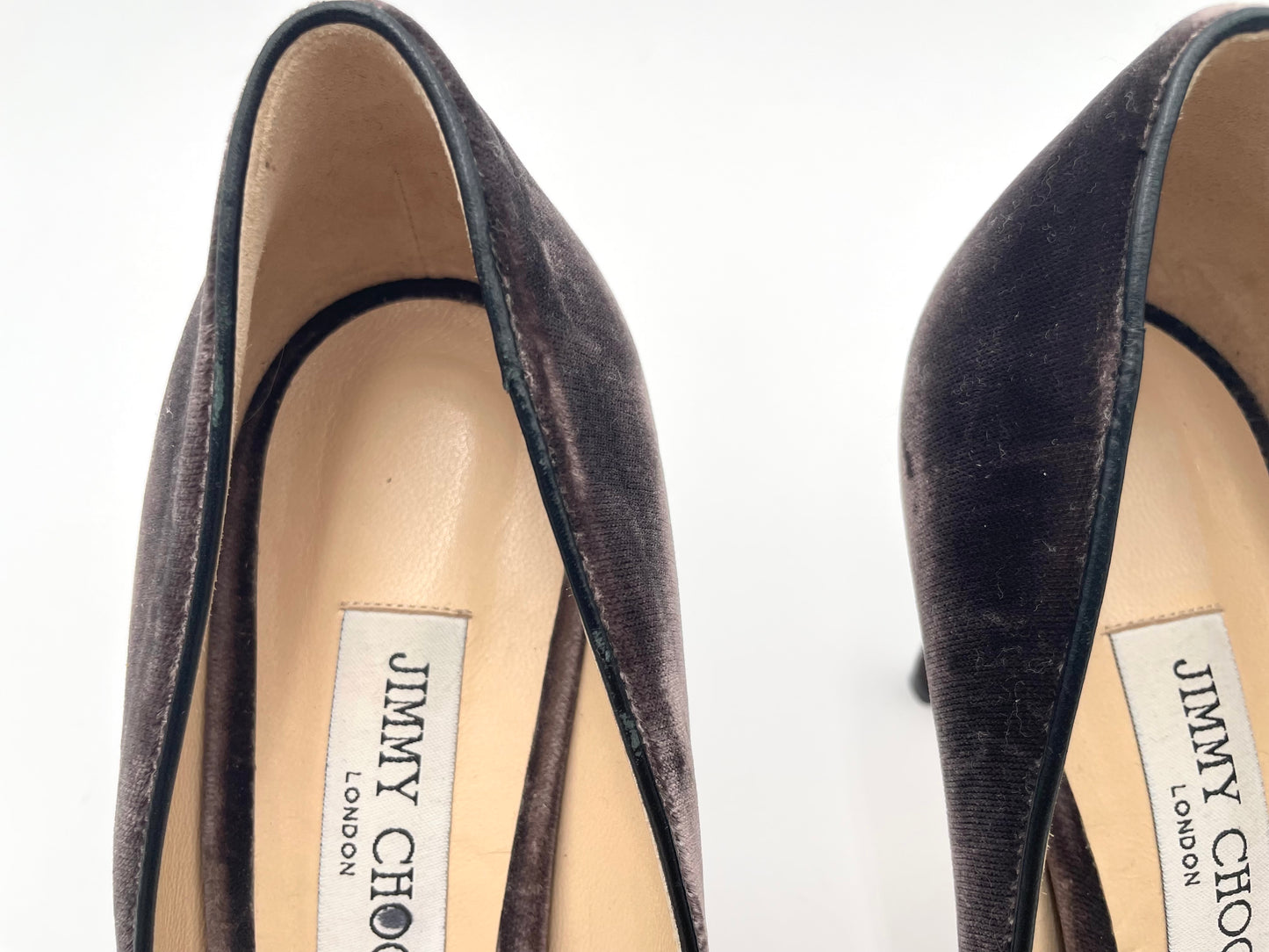 Jimmy Choo Chocolate Brown Velvet Pumps Size 42