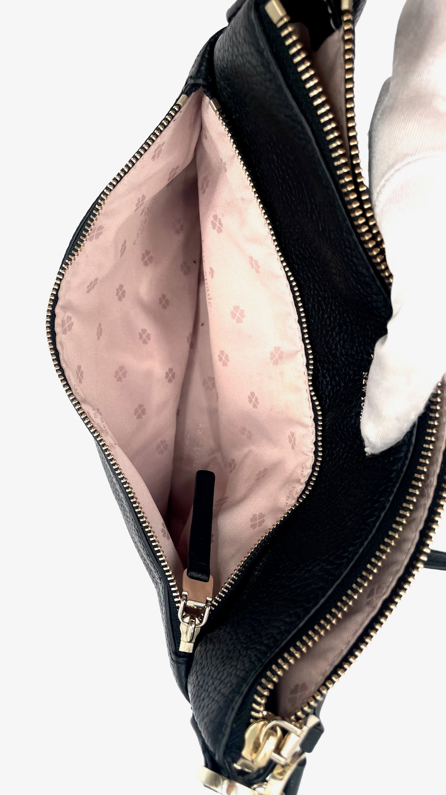 Kate Spade Black Leather Crossbody Bag