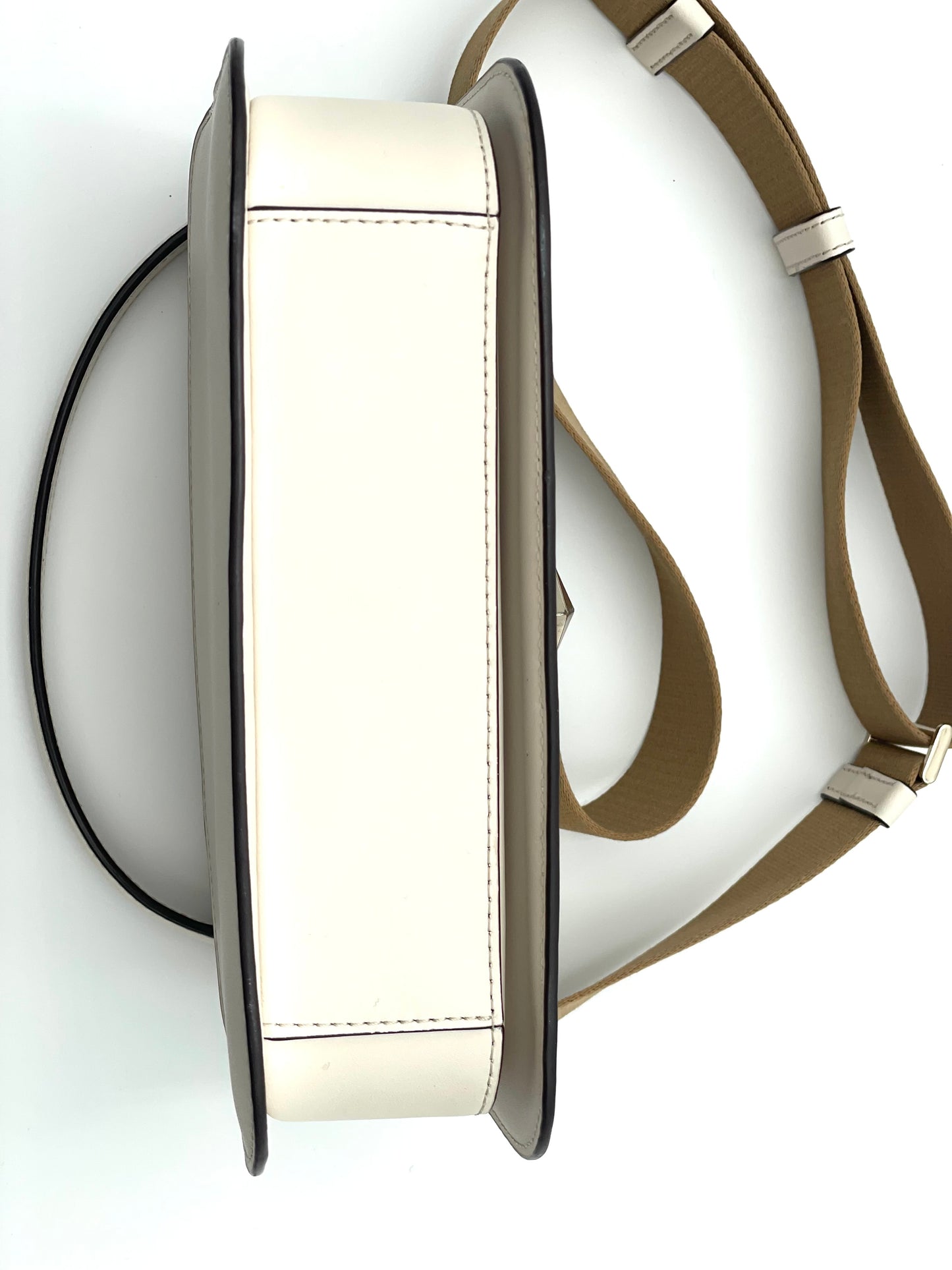 Kate Spade Cream Audrey Leather Flap Bag