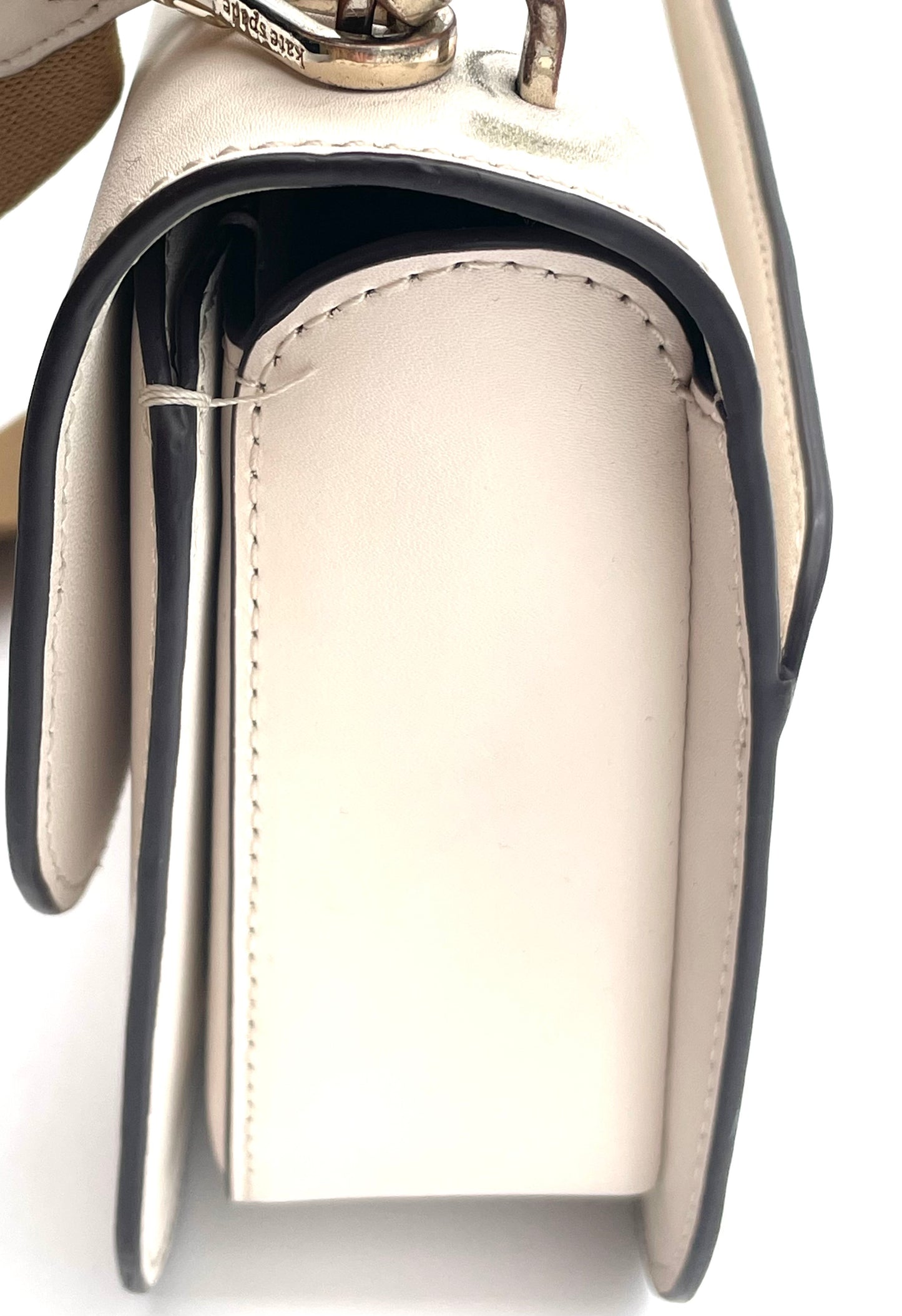 Kate Spade Cream Audrey Leather Flap Bag