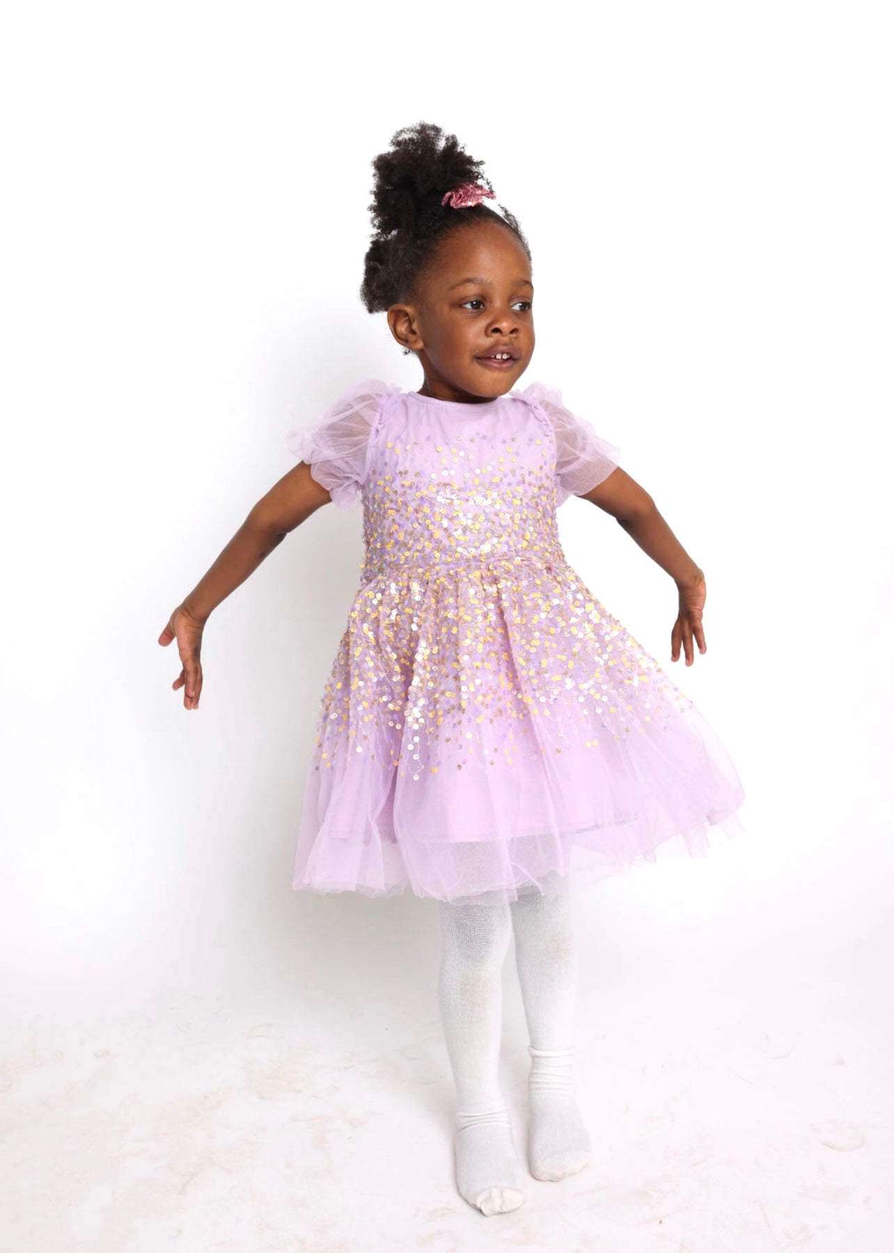 Lexie Lavender Tulle Sequin Kids Size3T Rental Only