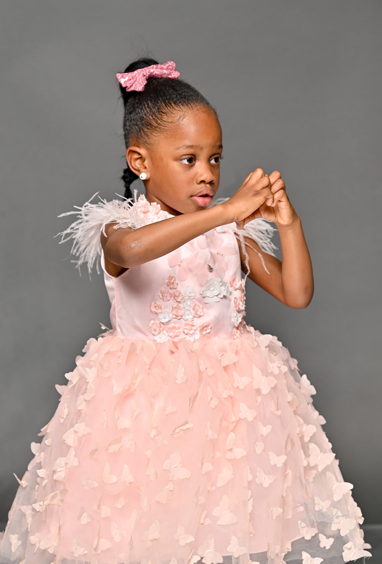 Lily Pink Tulle Butterfly Kids 5/6T Rental Only