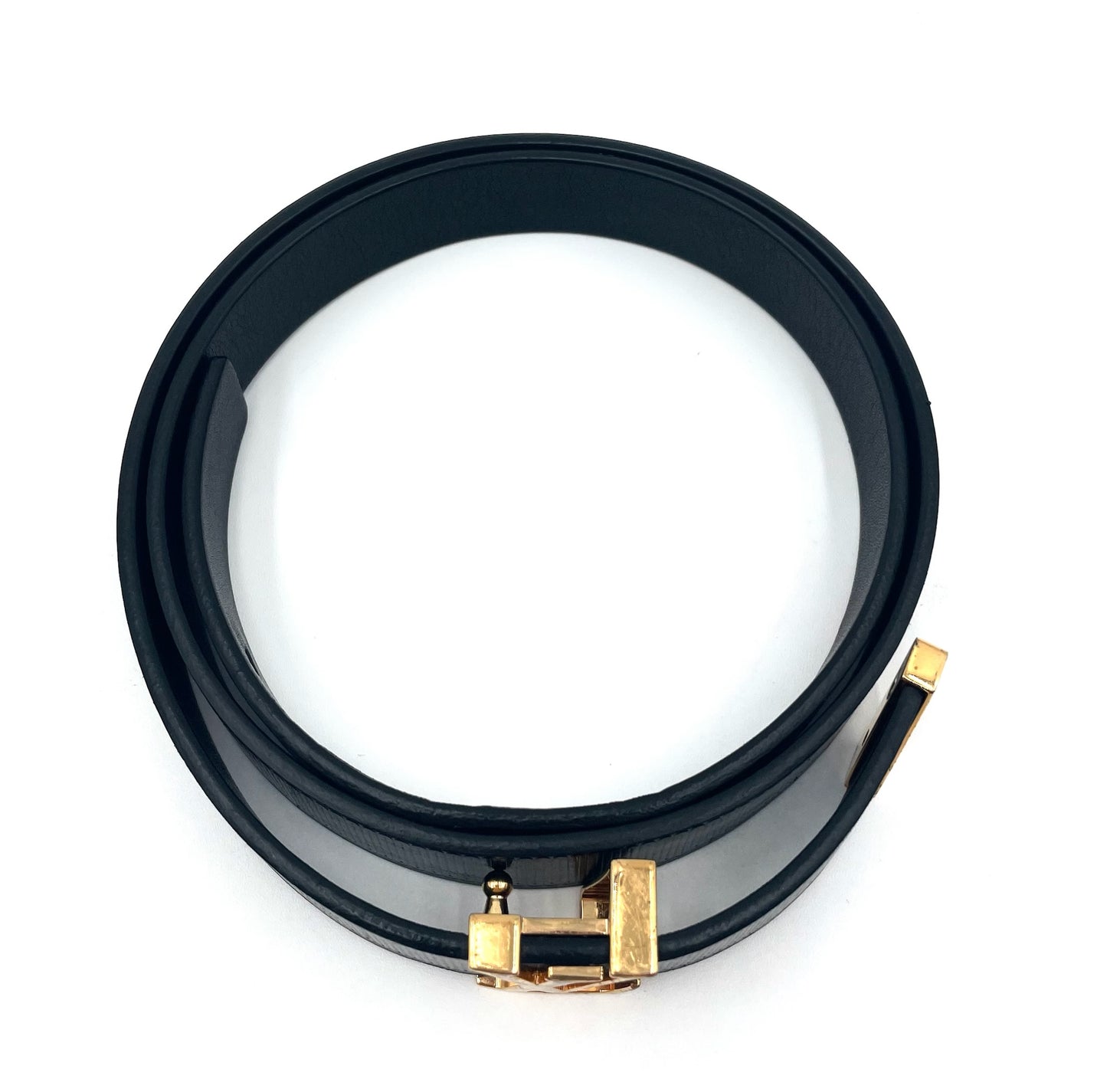 Louis Vuitton Black 20MM Belt Size 75