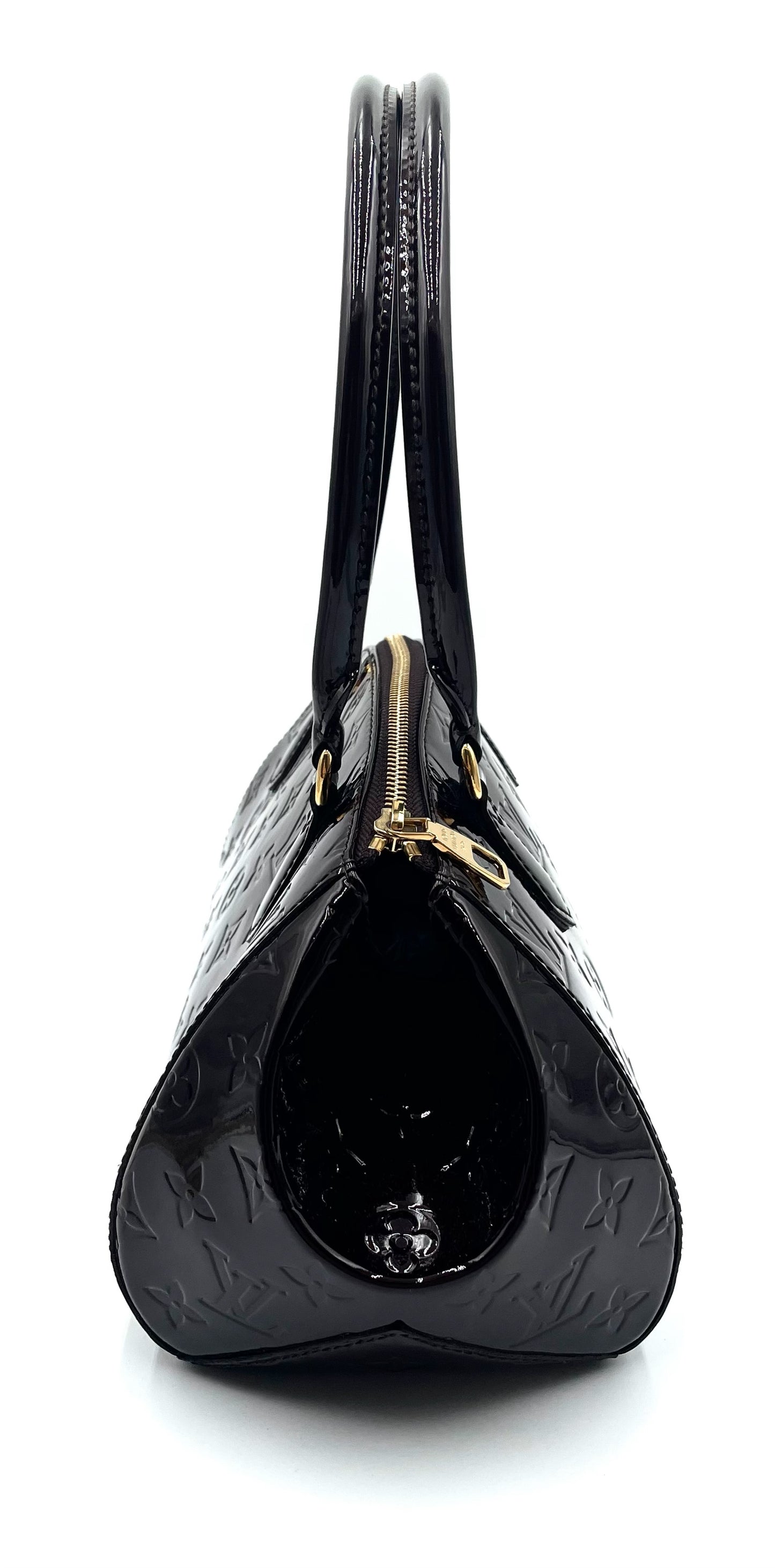 Louis Vuitton Monogram Dark Red Vernis Sherwood Shoulder Bag