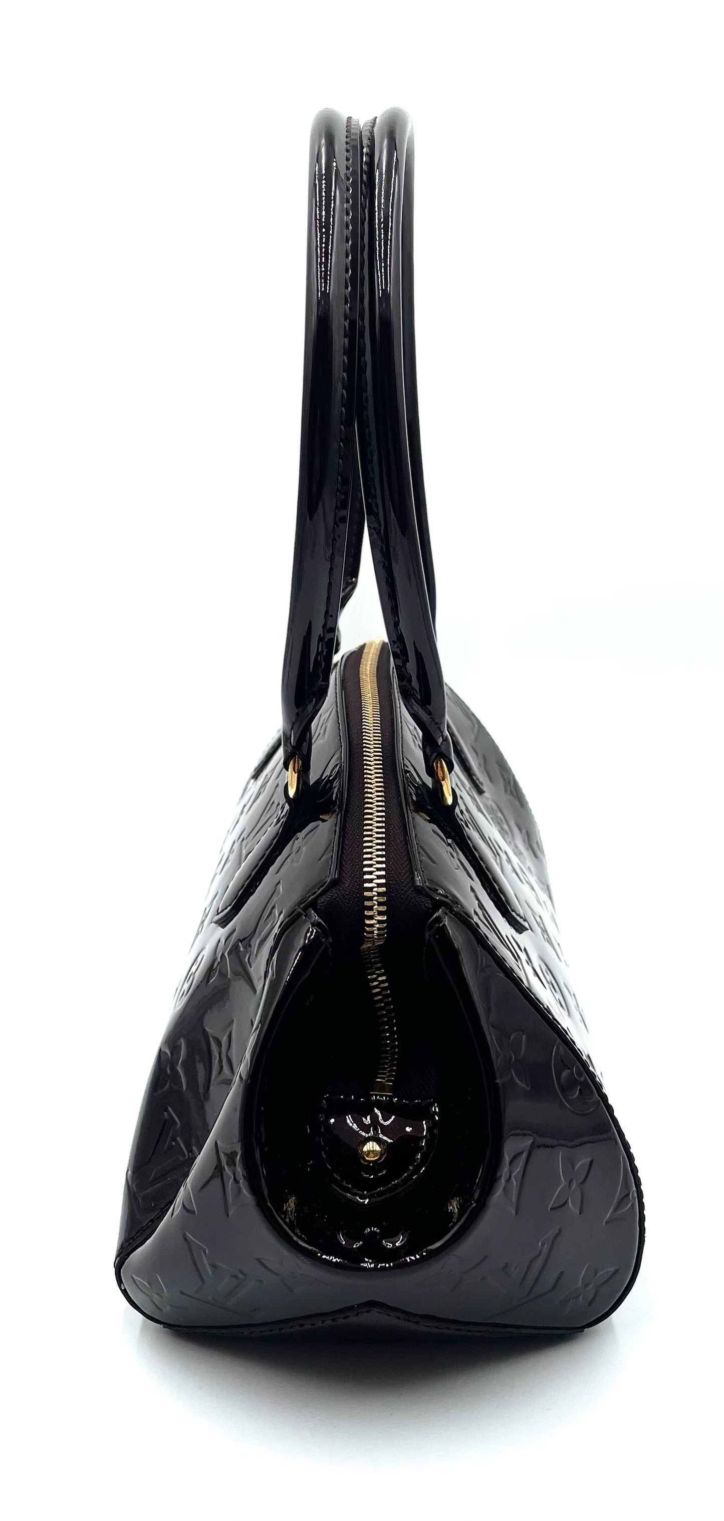 Louis Vuitton Monogram Dark Red Vernis Sherwood Shoulder Bag
