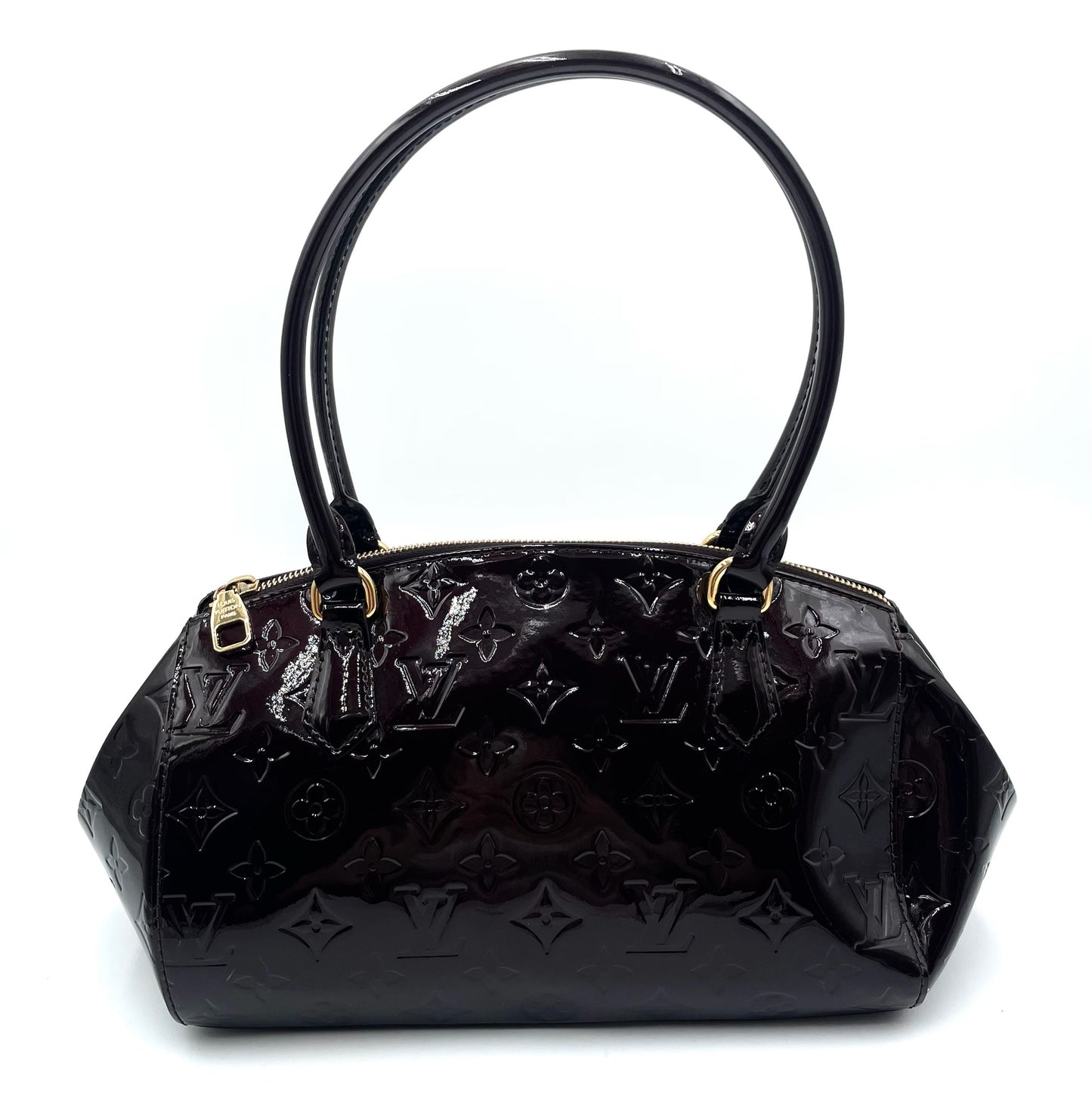 Louis Vuitton Monogram Dark Red Vernis Sherwood Shoulder Bag