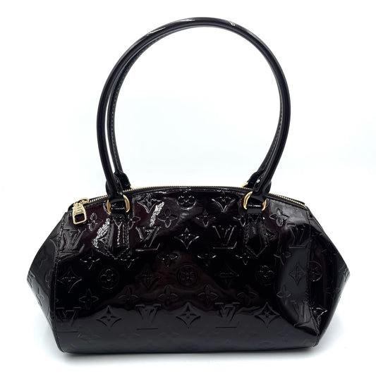 Louis Vuitton Monogram Dark Red Vernis Sherwood Shoulder Bag