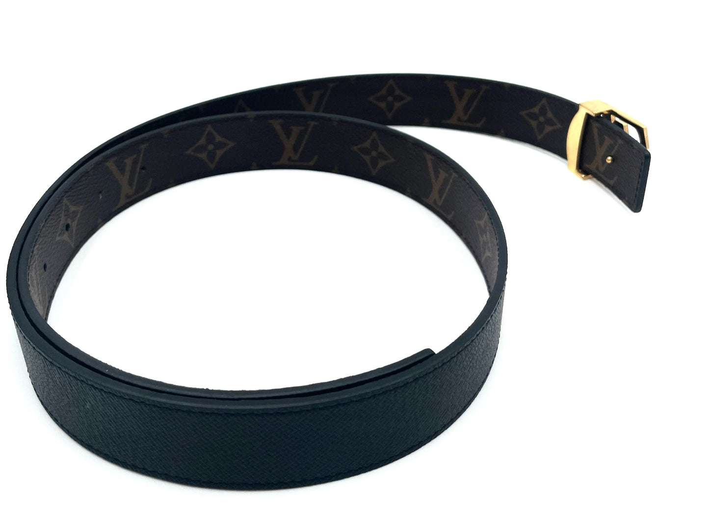 Louis Vuitton Monogram Reversible 30MM Belt Size 90