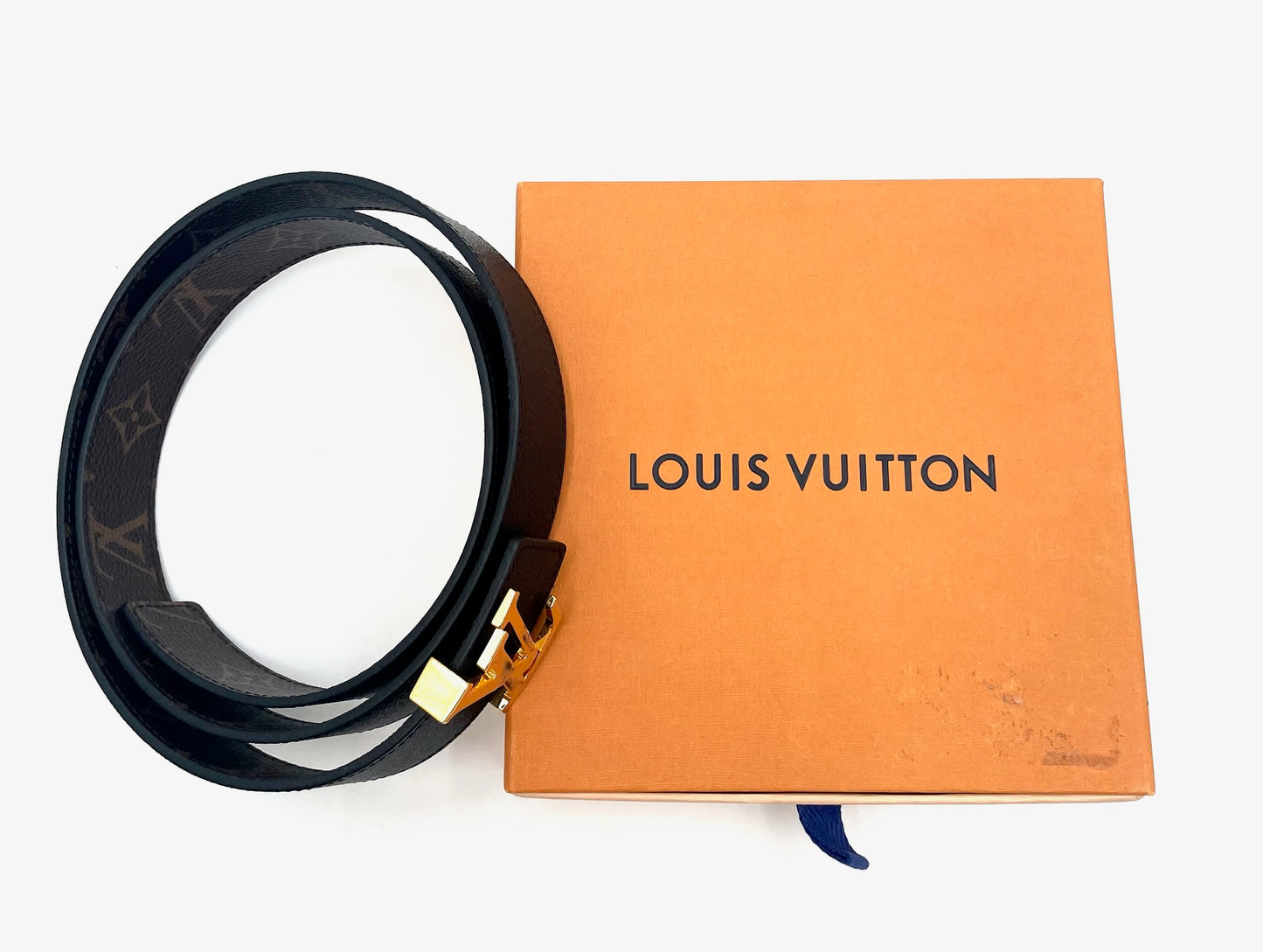 Louis Vuitton Monogram Reversible 30MM Belt Size 90