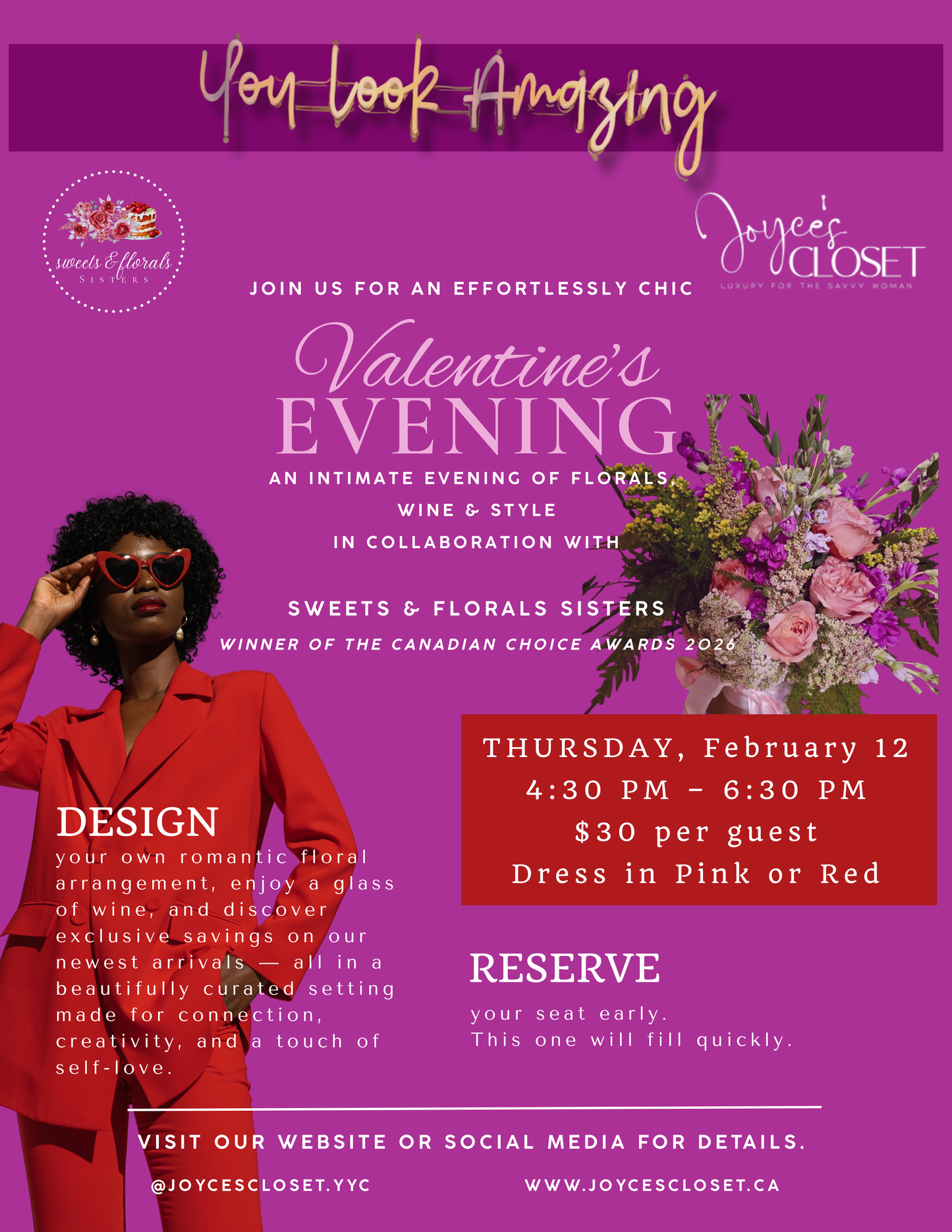 Love & Florals Valentine’s Day Event