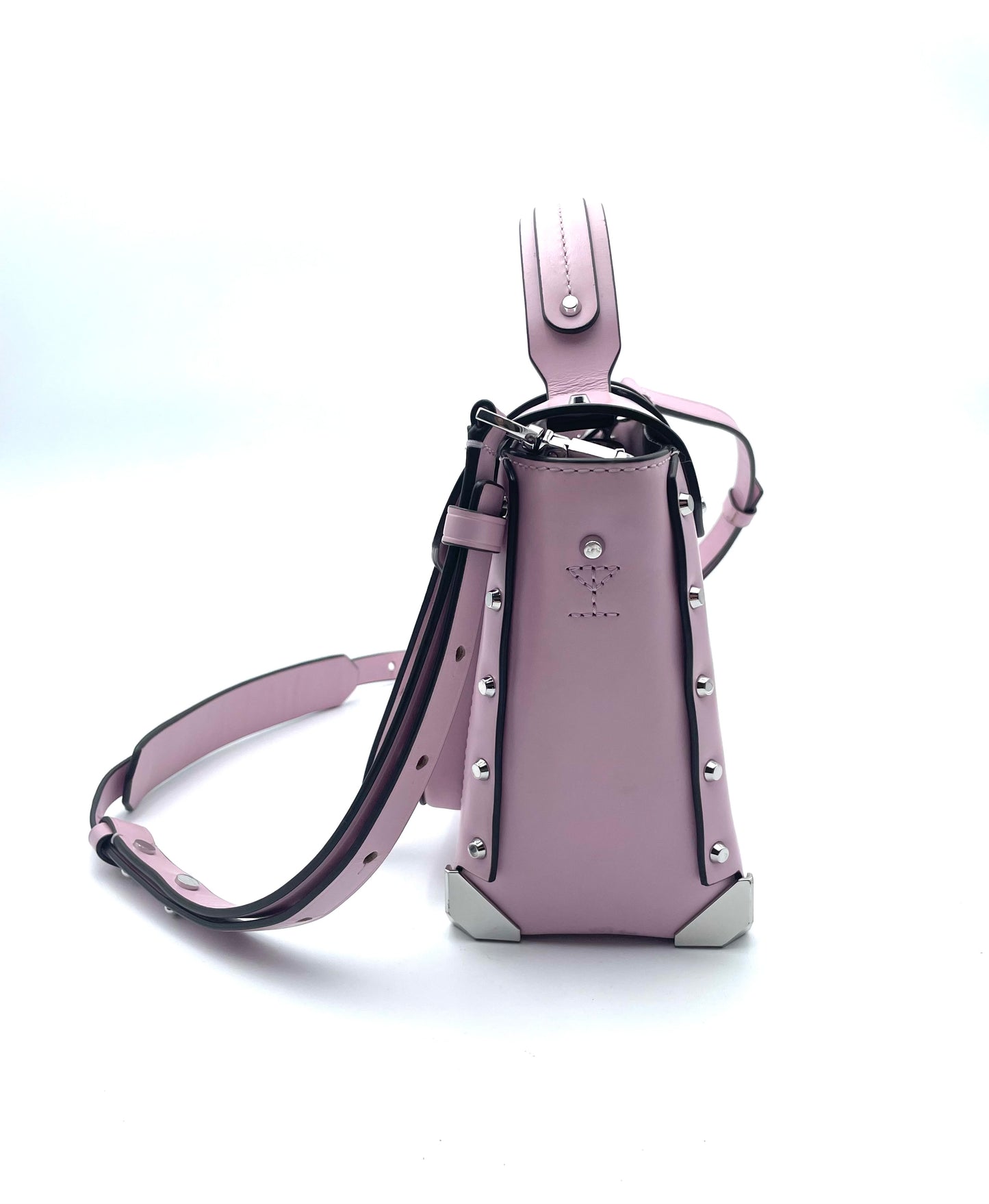 Michael Kors Pink Manhattan Top Handle Satchel