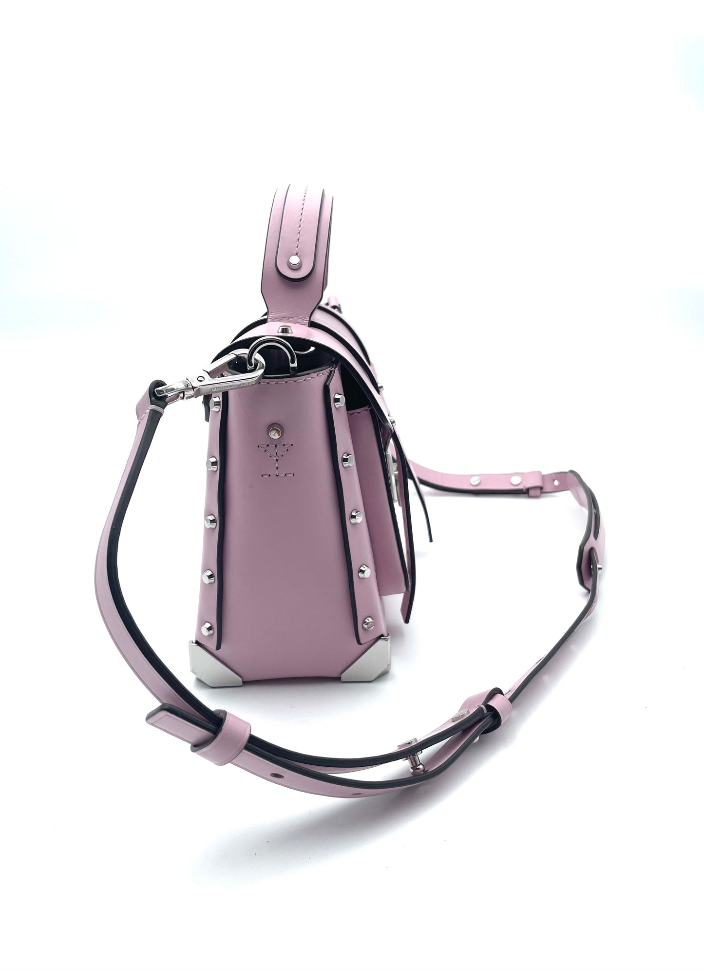 Michael Kors Pink Manhattan Top Handle Satchel