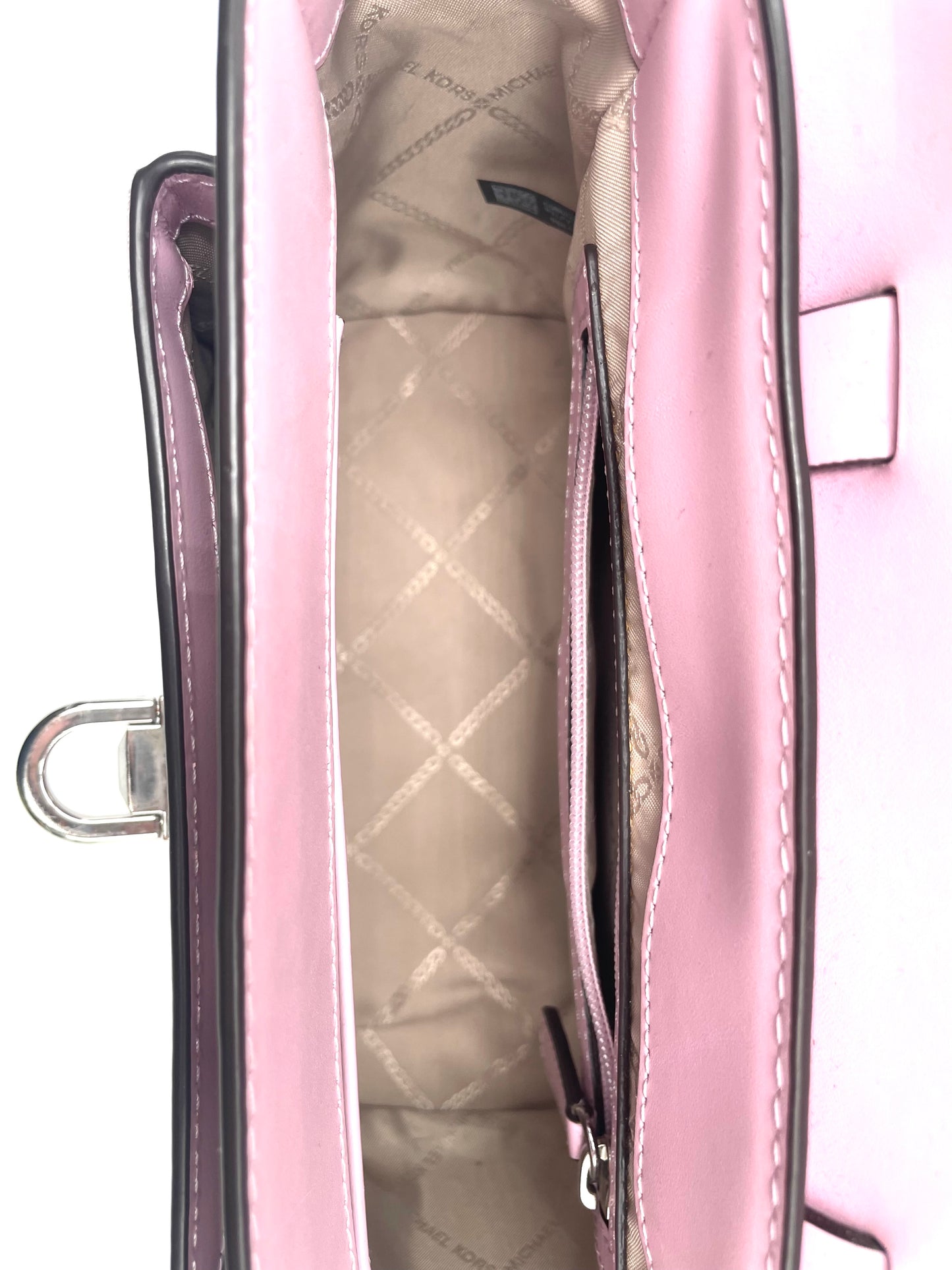 Michael Kors Pink Manhattan Top Handle Satchel