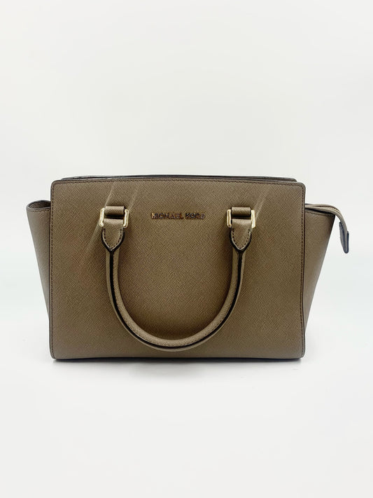 Michael Kors Selma Taupe Tote