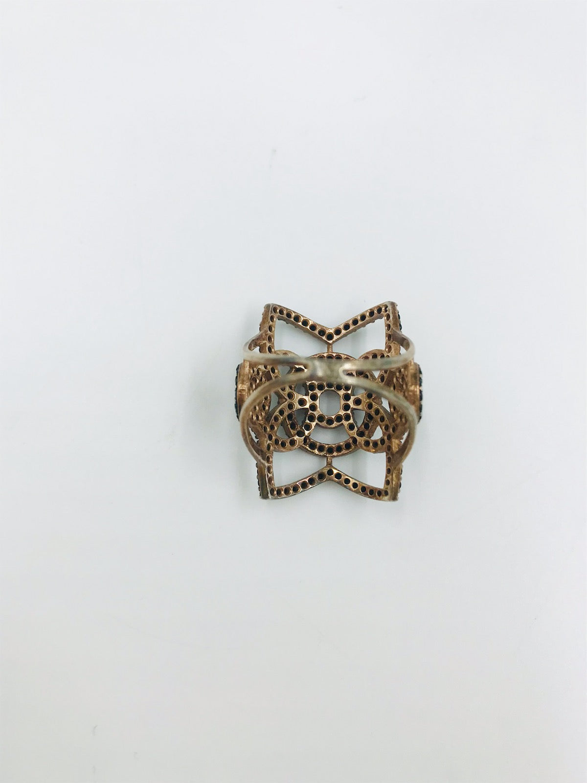 Paved Diamond Ring Size 54 US 7