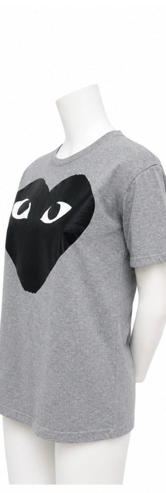 Play Comme Des Garçons Grey T Shirt Size S