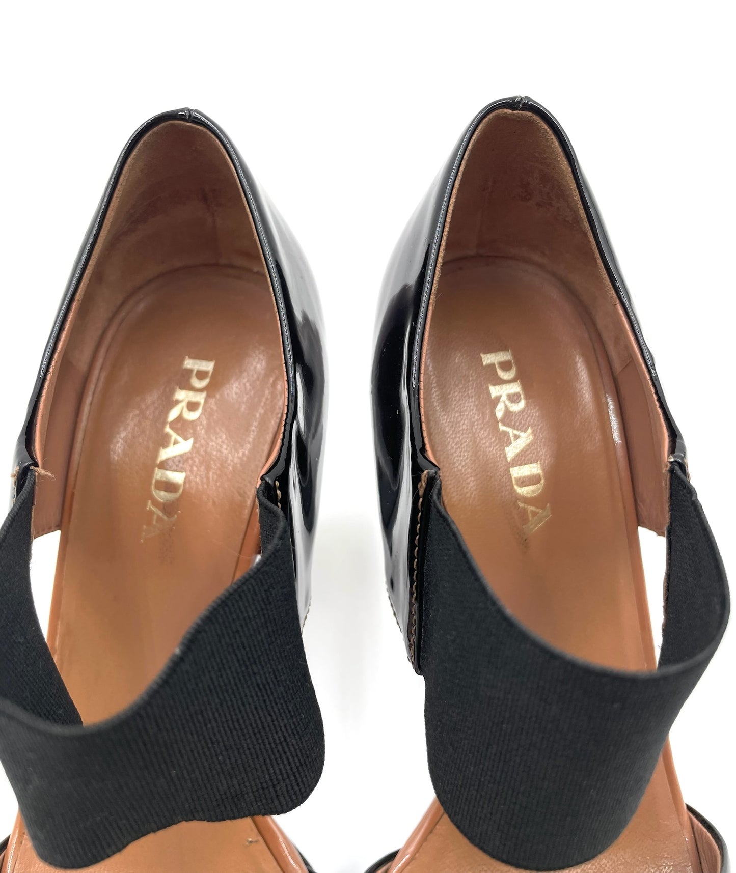 Prada Brown & Black Ombre Sandals Size 36