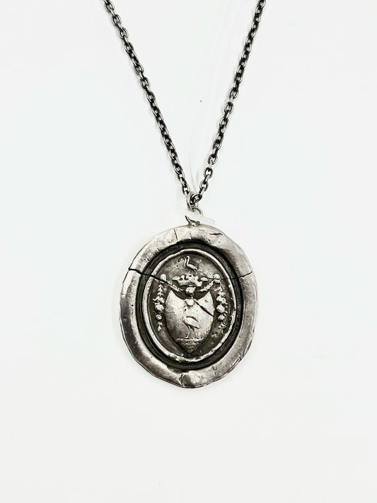Pyrrha Sterling Silver Herron Necklace