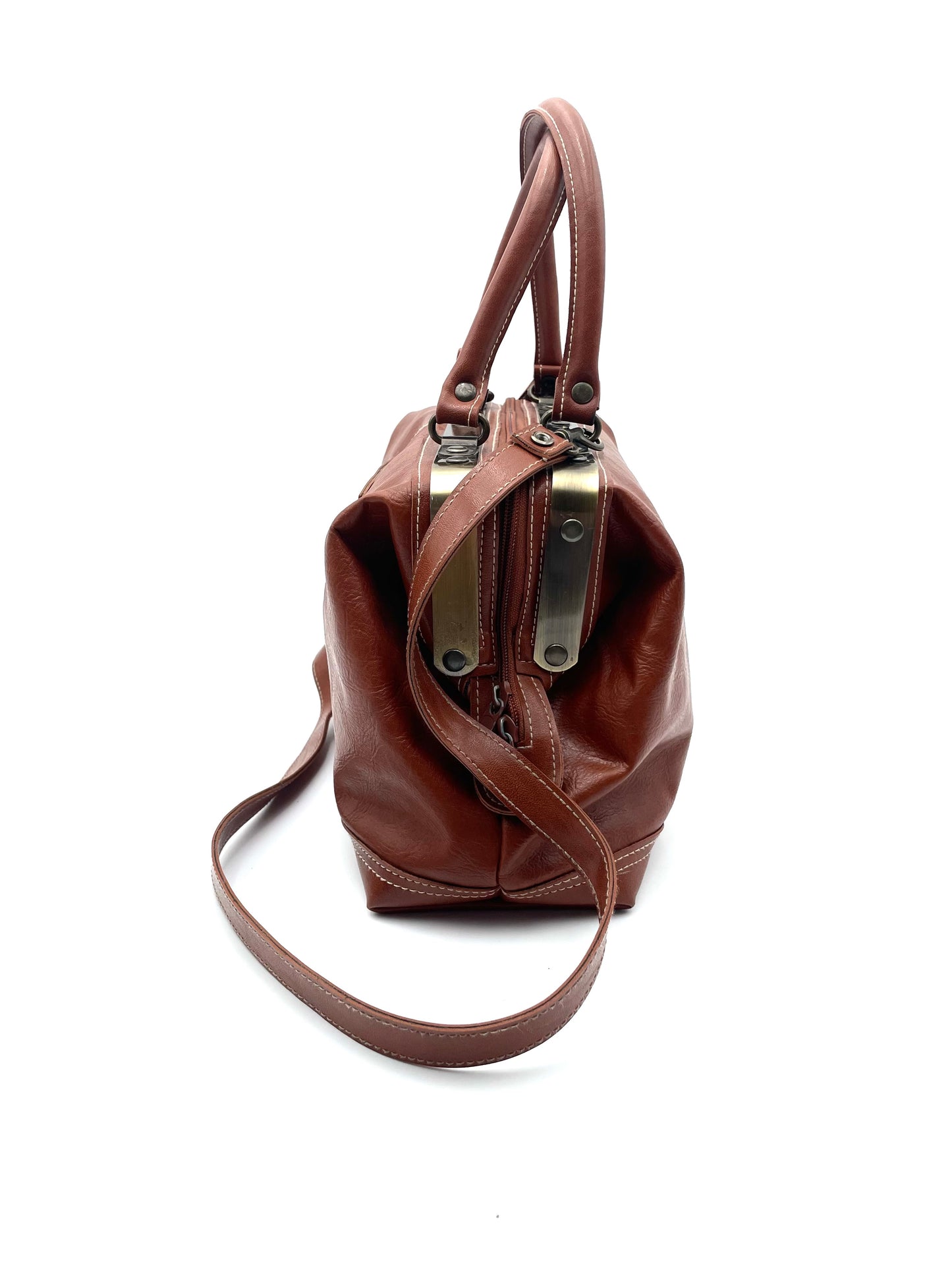 Rugger Brown Leather Doctor Bag