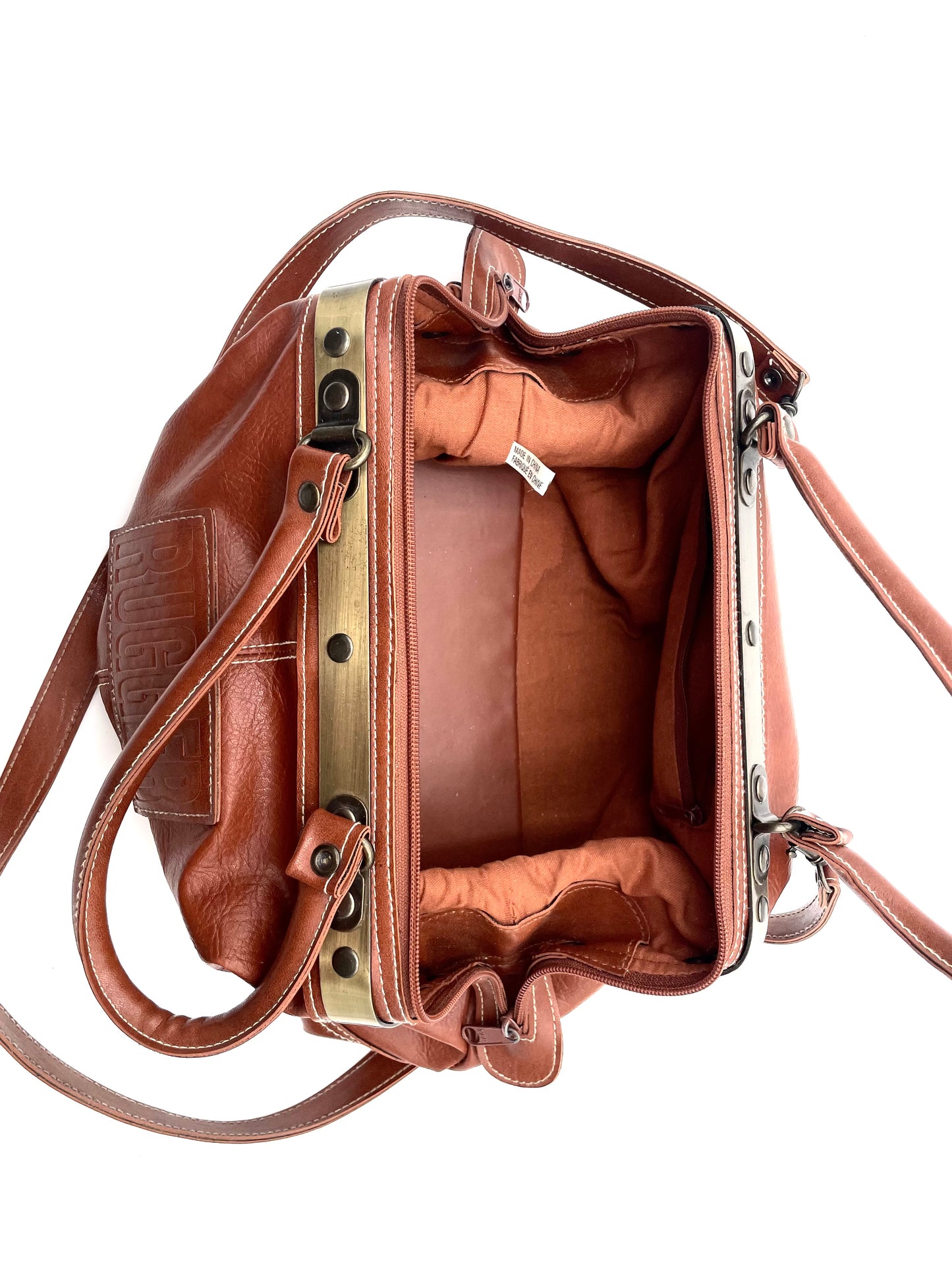 Rugger Brown Leather Doctor Bag