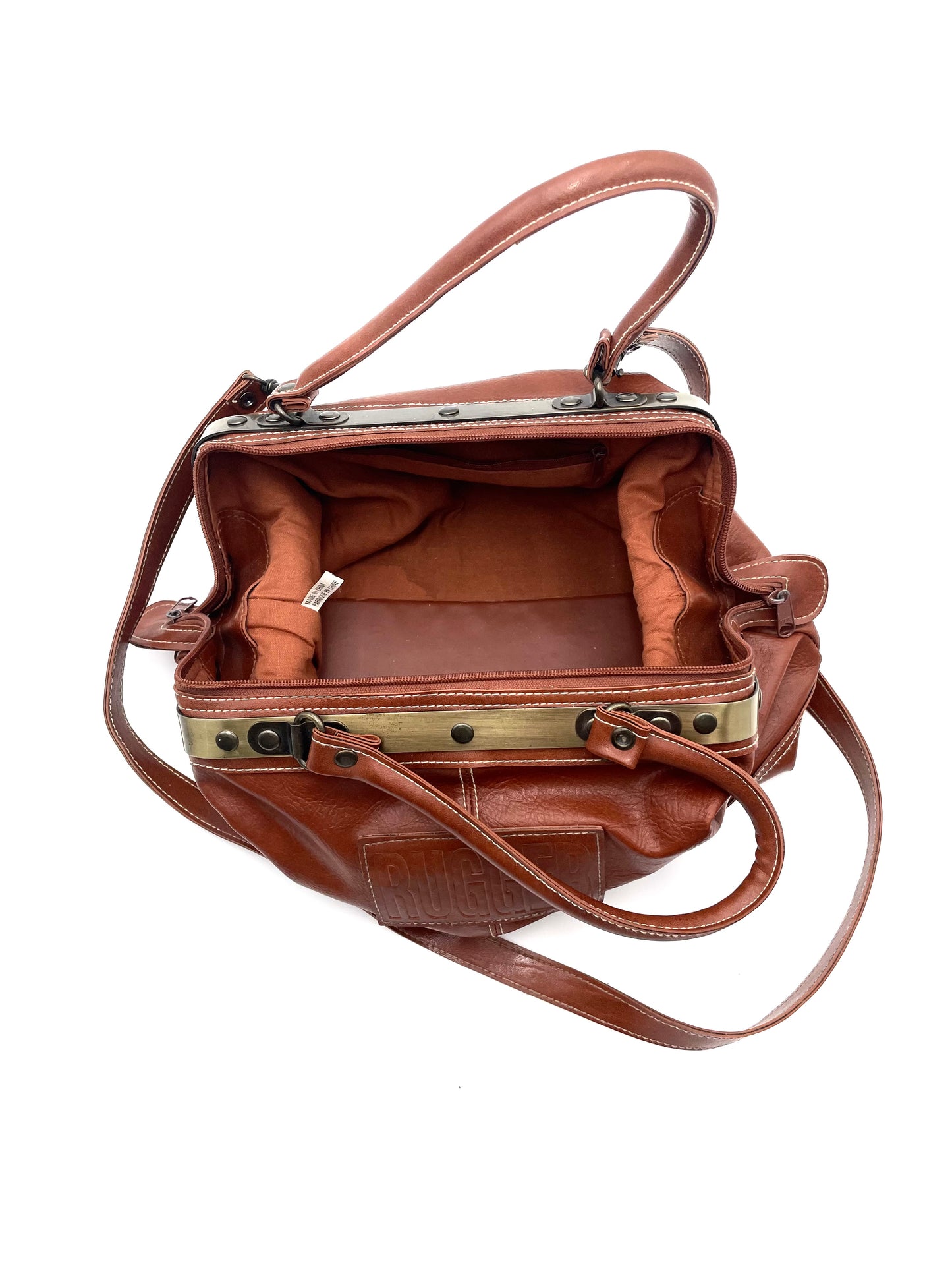 Rugger Brown Leather Doctor Bag