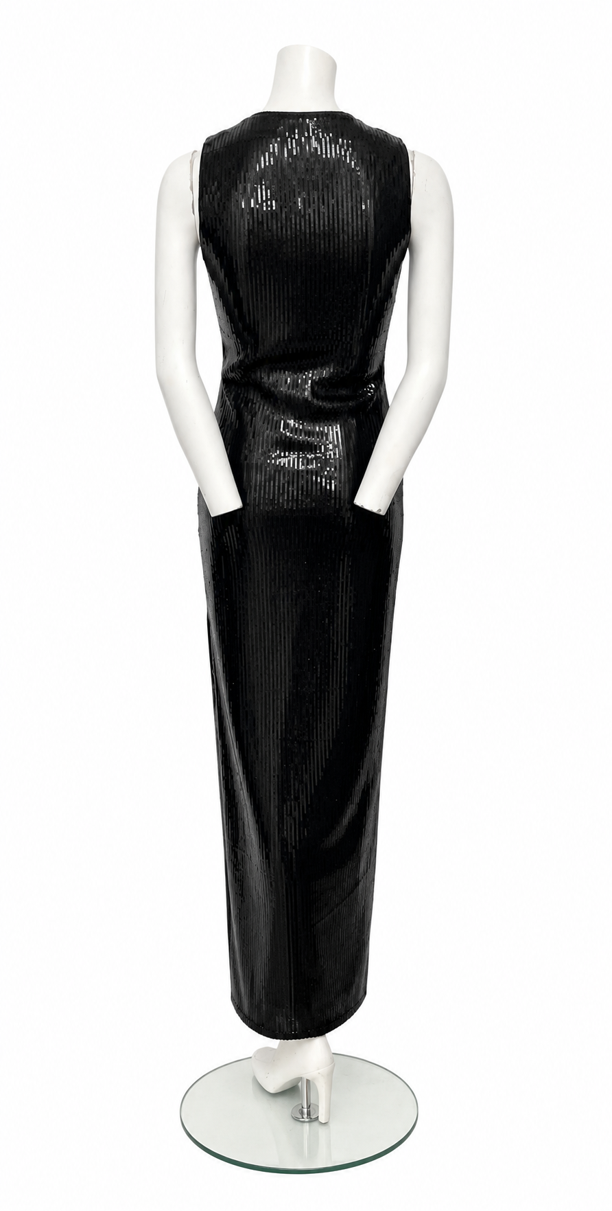 Runway The Label Black Sequin Dress Size S