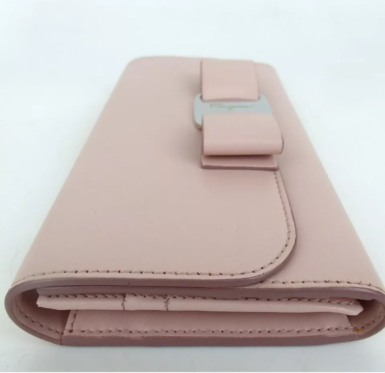 Salvatore Ferragamo Pink Bow Wallet