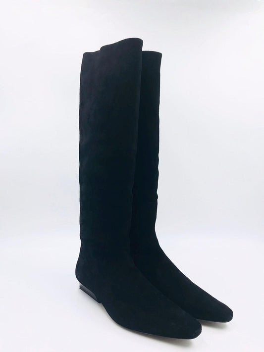 Staud Wally Knee High Flat Suede Boots Size 7.5
